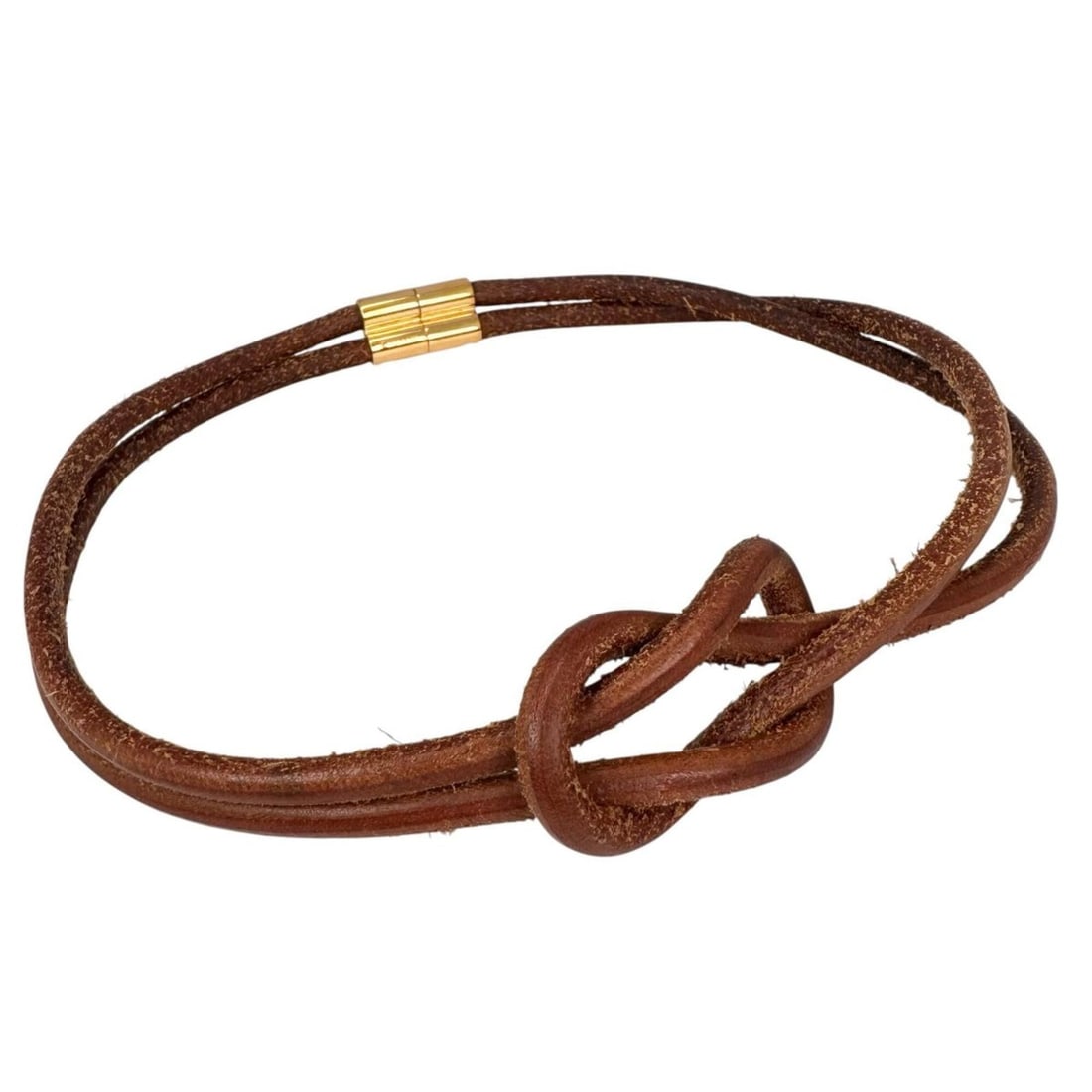 HERMES Hermes Necklace Herculeed Choker Leather Brown Women's: --- Catalog ---Category: SizePendant Size: 19mm x 32mm / 0.74'' x 1.25''Neck Circumference: 40 cm / 15.74''Category: DesignColor: BrownGender: WomenMaterial: LeatherNecklace Type: NecklaceCategory: Ge