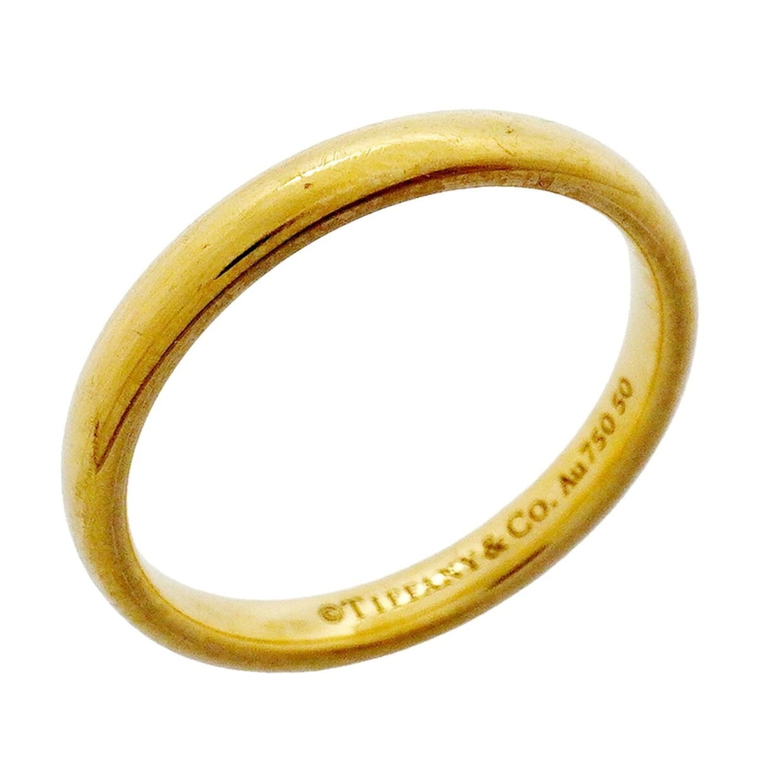 Tiffany & Co. Wedding Ring, 18K Yellow Gold, Size 9, Women's: --- Catalog ---Category: SizeJP Size: 9US Size: 5Category: DesignType: Band ringGender: WomenMaterial: Yellow gold (18K)Category: GeneralBrand: Tiffany--- Item List ---Section: ConditionRanking: Rank 