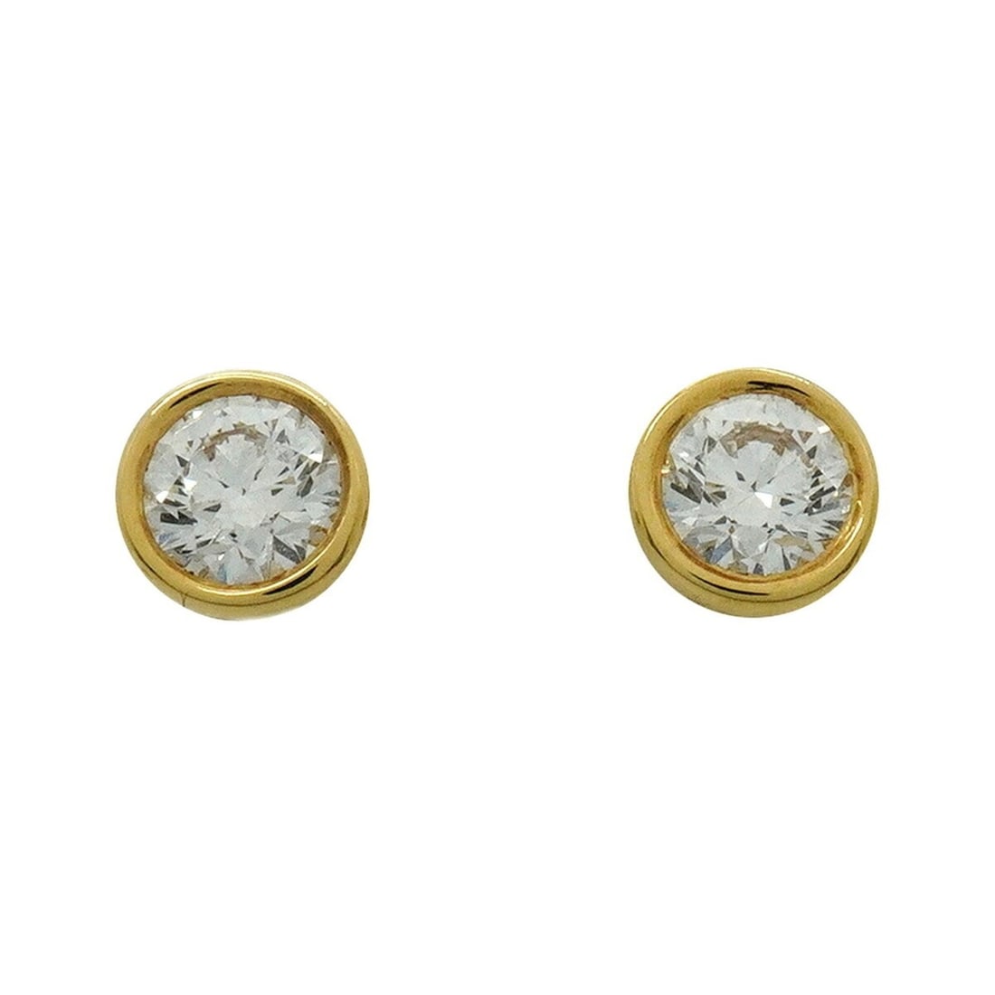 Tiffany & Co. By the Yard Earrings, 1PD (1 diamond), 18K Yellow Gold, Women's Earrings (1 of 16)