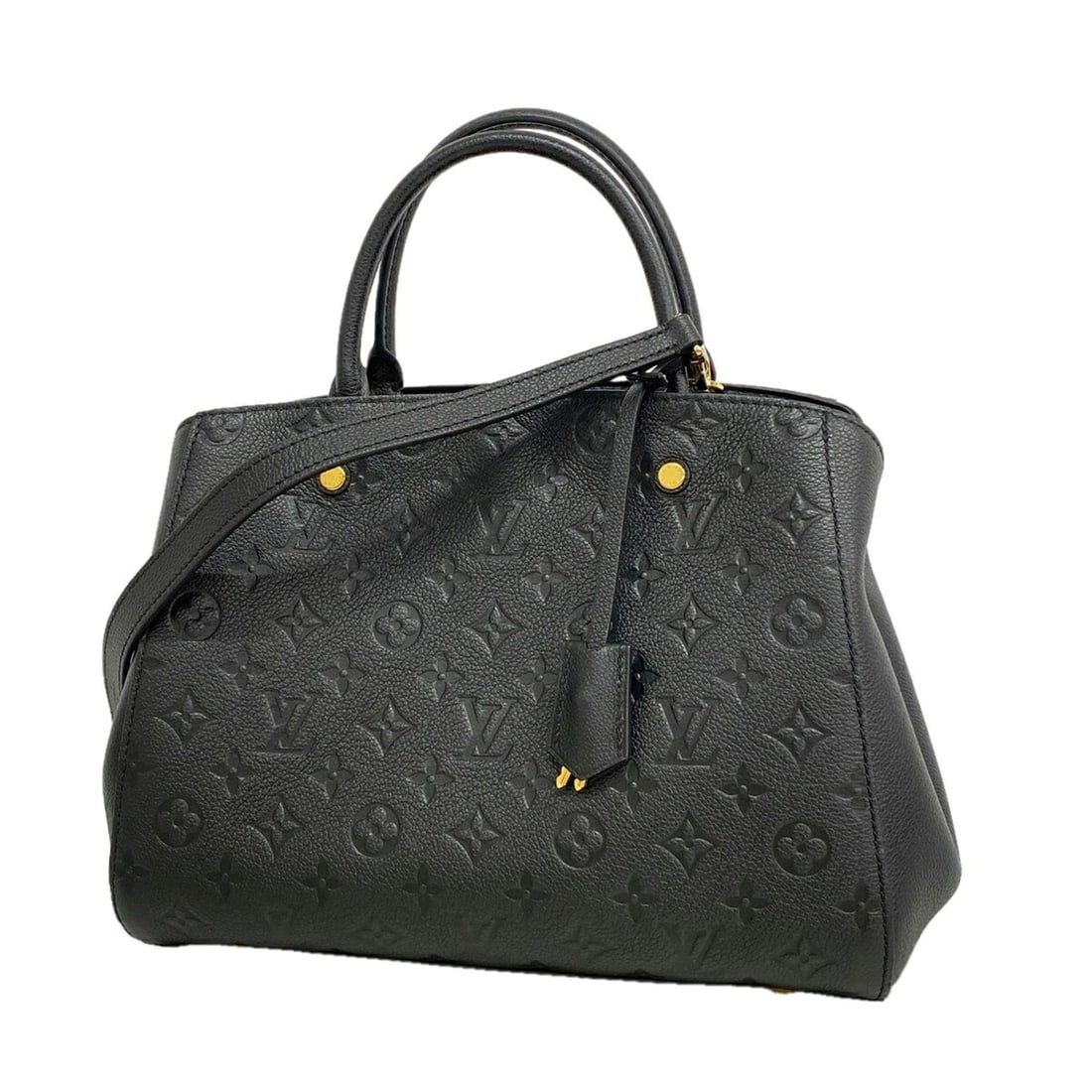 Louis Vuitton Monogram Empreinte Montaigne MM Handbag M41048 Noir 2-way bag for women P3487584 (1 of 20)