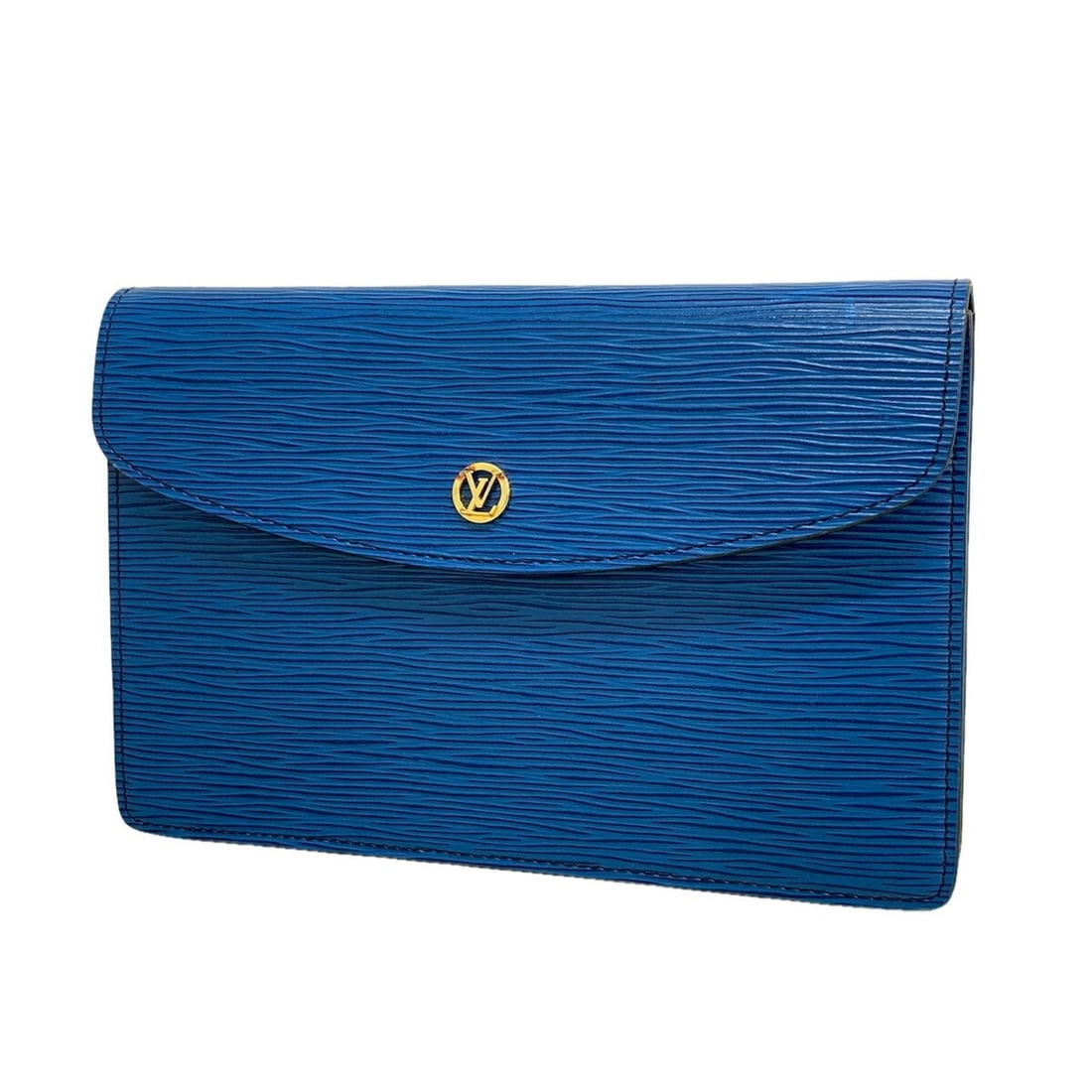 Louis Vuitton Epi Montaigne 23 Clutch Bag M52665 Toledo Blue Men's P3484121: --- Catalog ---Category: SizeSize (HxWxD): 15cm x 23cm x 1.5cm / 5.9'' x 9.05'' x 0.59''Category: DesignType: Clutch bagColor: Toledo blueGender: MenCategory: GeneralMPN: M52665Brand: Louis Vuitton---