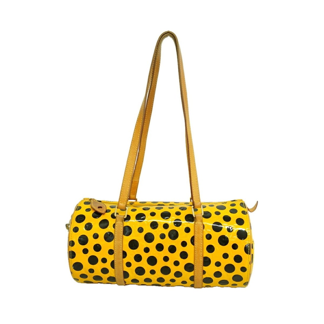 Louis Vuitton Vernis Dot Infinity Shoulder Bag, Yayoi Kusama Papillon M91424, Jaune (Women's): --- Catalog ---Category: SizeSize (HxWxD): 15cm x 30cm x 15cm / 5.9'' x 11.81'' x 5.9''Category: DesignType: Shoulder bagColor: JauneGender: WomenCategory: GeneralMPN: M91424Brand: Louis Vuitton--- It