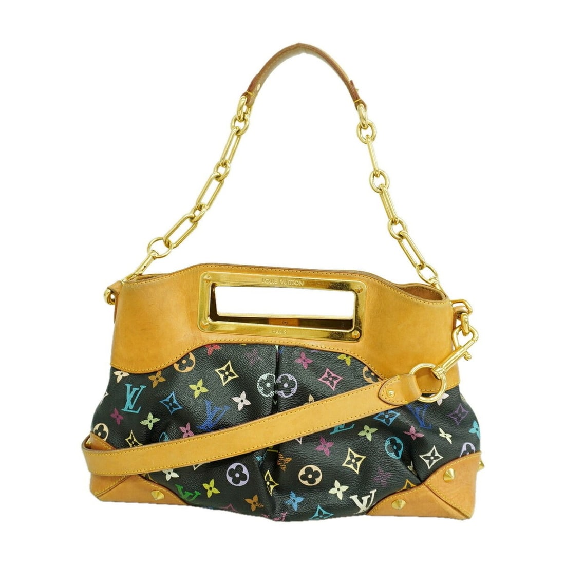 Louis Vuitton Monogram Multicolor Judy GM Handbag M40254 Noir 2-way bag for women P3472125: --- Catalog ---Category: SizeSize (HxWxD): 28cm x 35cm x 9cm / 11.02'' x 13.77'' x 3.54''Category: DesignType: HandbagColor: NoirGender: WomenCategory: GeneralMPN: M40254Brand: Louis Vuitton--- Item L