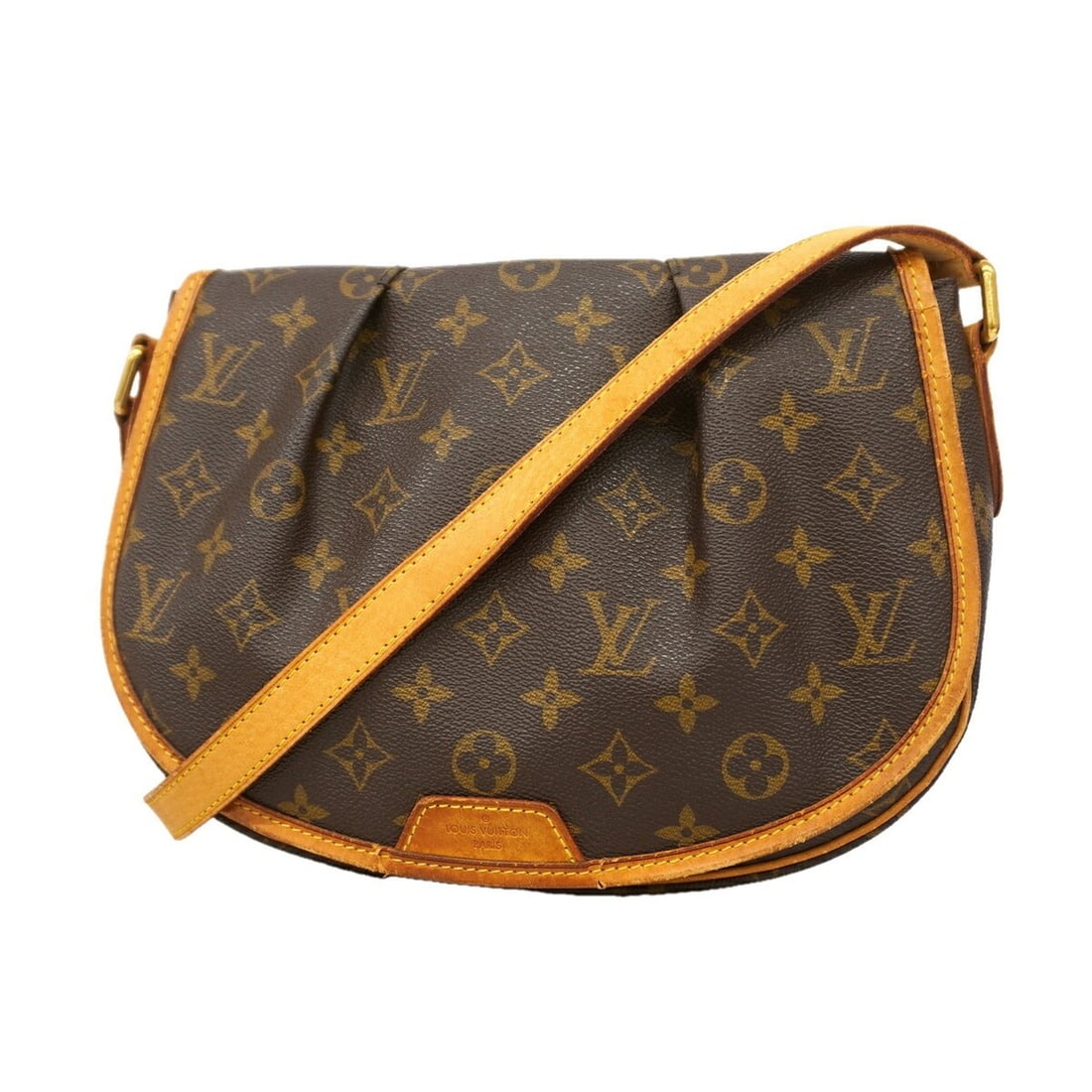 Louis Vuitton Monogram Menilmontant PM Shoulder Bag M40474 Brown Women's P3461745 (1 of 17)