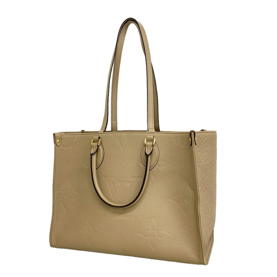 Louis Vuitton Monogram Empreinte OnTheGo MM Tote Bag M45607 Tourtrell 2-way bag for women OP023354: --- Catalog ---Category: SizeSize (HxWxD): 27cm x 34cm x 14cm / 10.62'' x 13.38'' x 5.51''Category: DesignType: Tote bagColor: TourterelleGender: WomenCategory: GeneralMPN: M45607Brand: Louis Vuitton-