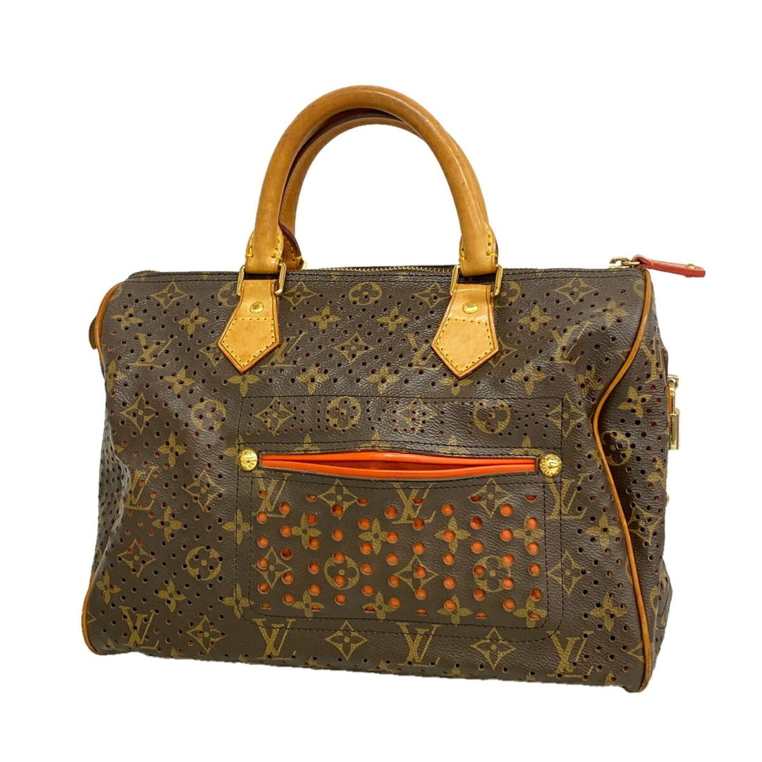 Louis Vuitton Monogram Perfo Speedy 30 Handbag M95182 Orange Women's OP020716: --- Catalog ---Category: SizeSize (HxWxD): 21cm x 30cm x 18cm / 8.26'' x 11.81'' x 7.08''Category: DesignType: HandbagColor: LV OrangeGender: WomenCategory: GeneralMPN: M95182Brand: Louis Vuitton--- I