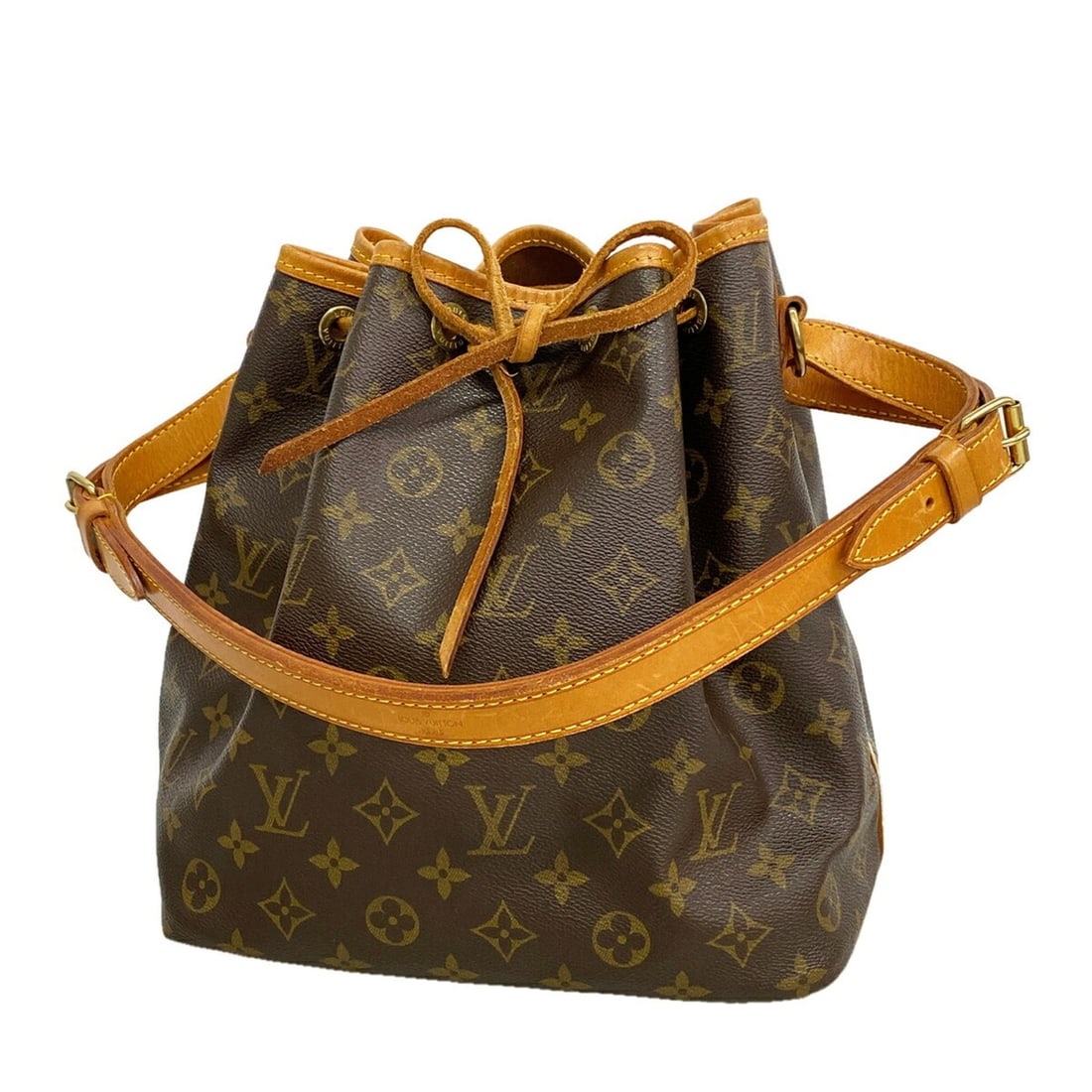 Louis Vuitton Monogram Petit Noé Shoulder Bag M42226 Brown Women's P3556523: --- Catalog ---Category: SizeSize (HxWxD): 27cm x 26cm x 19cm / 10.62'' x 10.23'' x 7.48''Category: DesignType: Shoulder bagColor: BrownGender: WomenCategory: GeneralMPN: M42226Brand: Louis Vuitton---