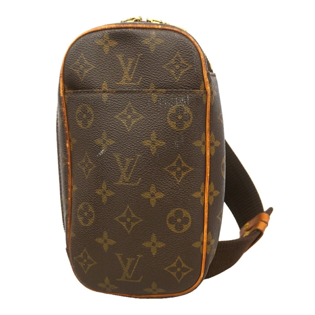Louis Vuitton Monogram Pochette Gange Bag, M51870, Brown, Men's, P3526693: --- Catalog ---Category: SizeSize (HxWxD): 23cm x 12cm x 5cm / 9.05'' x 4.72'' x 1.96''Category: DesignType: Sling bagColor: BrownGender: MenCategory: GeneralMPN: M51870Brand: Louis Vuitton--- Item Li