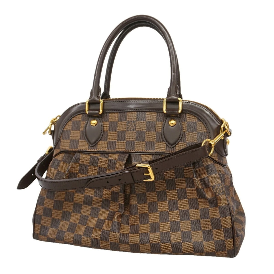 Louis Vuitton Damier Trevi PM Handbag N51997 Ebene 2-way bag for women P3498493: --- Catalog ---Category: SizeSize (HxWxD): 29cm x 34cm x 14cm / 11.41'' x 13.38'' x 5.51''Category: DesignType: HandbagColor: EbeneGender: WomenCategory: GeneralMPN: N51997Brand: Louis Vuitton--- Item