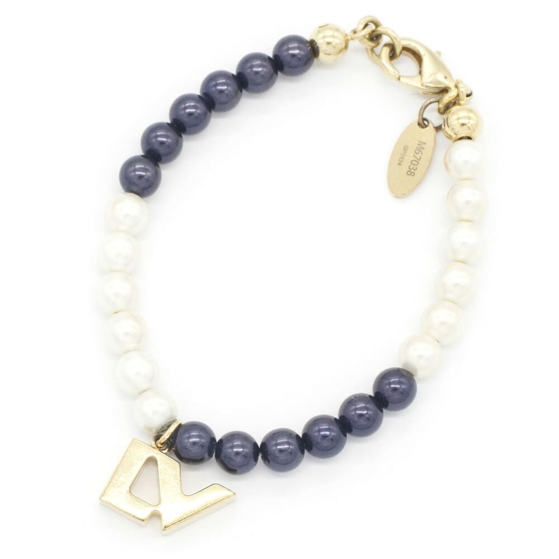 Louis Vuitton Billie Bracelet M67038 Purple White Resin Pearl Metal LV Women's LOUIS VUITTON: --- Catalog ---Category: SizeLength: 16.5cm / 6.49''Weight: 11g / 0.38oz.Stone Diameter: 6cm / 2.36''Category: DesignType: Charm braceletColor: Purple, WhiteGender: WomenMaterial: Metal, ResinCategory