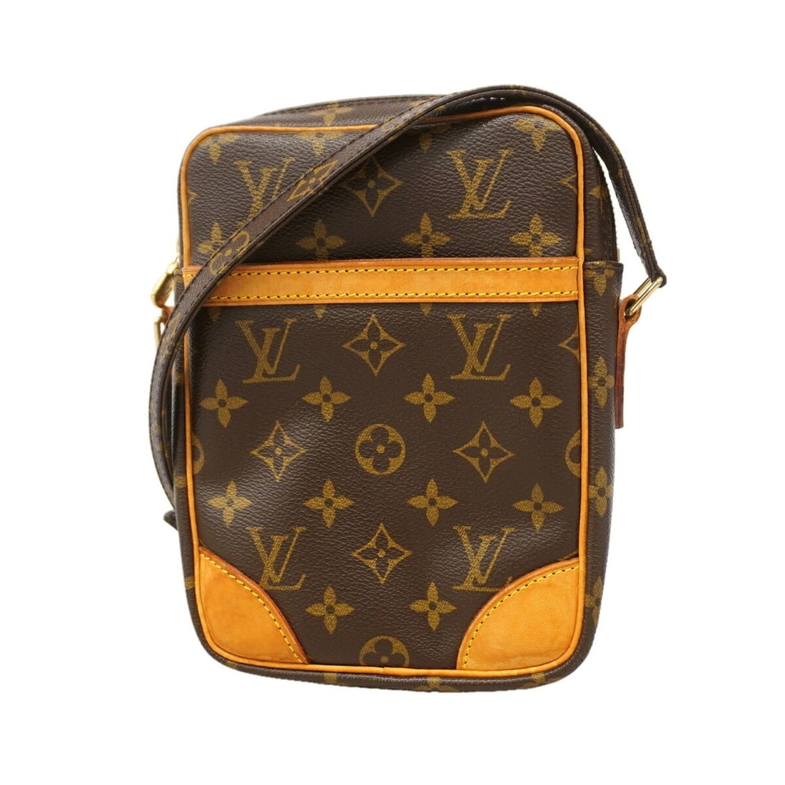 Louis Vuitton Monogram Danube Shoulder Bag M45266 Brown Women's: --- Catalog ---Category: SizeSize (HxWxD): 21cm x 15cm x 4.5cm / 8.26'' x 5.9'' x 1.77''Category: DesignType: Shoulder bagColor: BrownGender: WomenCategory: GeneralMPN: M45266Brand: Louis Vuitton--- I