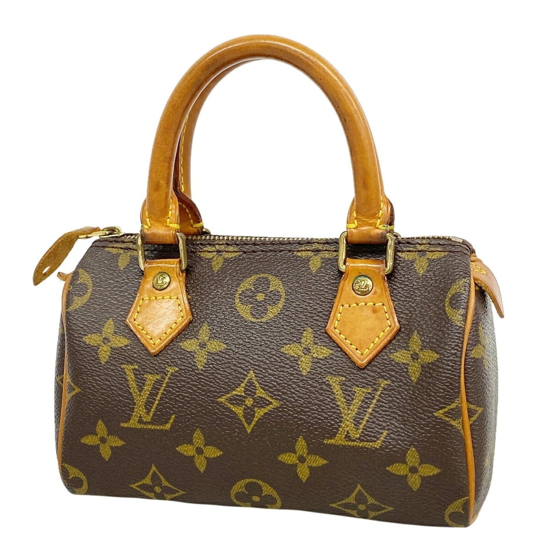 Louis Vuitton Monogram Mini Speedy Handbag M41534 Brown Women's: --- Catalog ---Category: SizeSize (HxWxD): 9.5cm x 16cm x 7cm / 3.74'' x 6.29'' x 2.75''Category: DesignType: HandbagColor: BrownGender: WomenCategory: GeneralMPN: M41534Brand: Louis Vuitton--- Item L