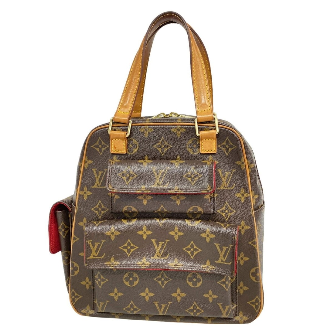 Louis Vuitton Monogram Excentricite Handbag M51161 Brown Women's: --- Catalog ---Category: SizeSize (HxWxD): 26cm x 24cm x 12cm / 10.23'' x 9.44'' x 4.72''Category: DesignType: HandbagColor: BrownGender: WomenCategory: GeneralMPN: M51161Brand: Louis Vuitton--- Item 