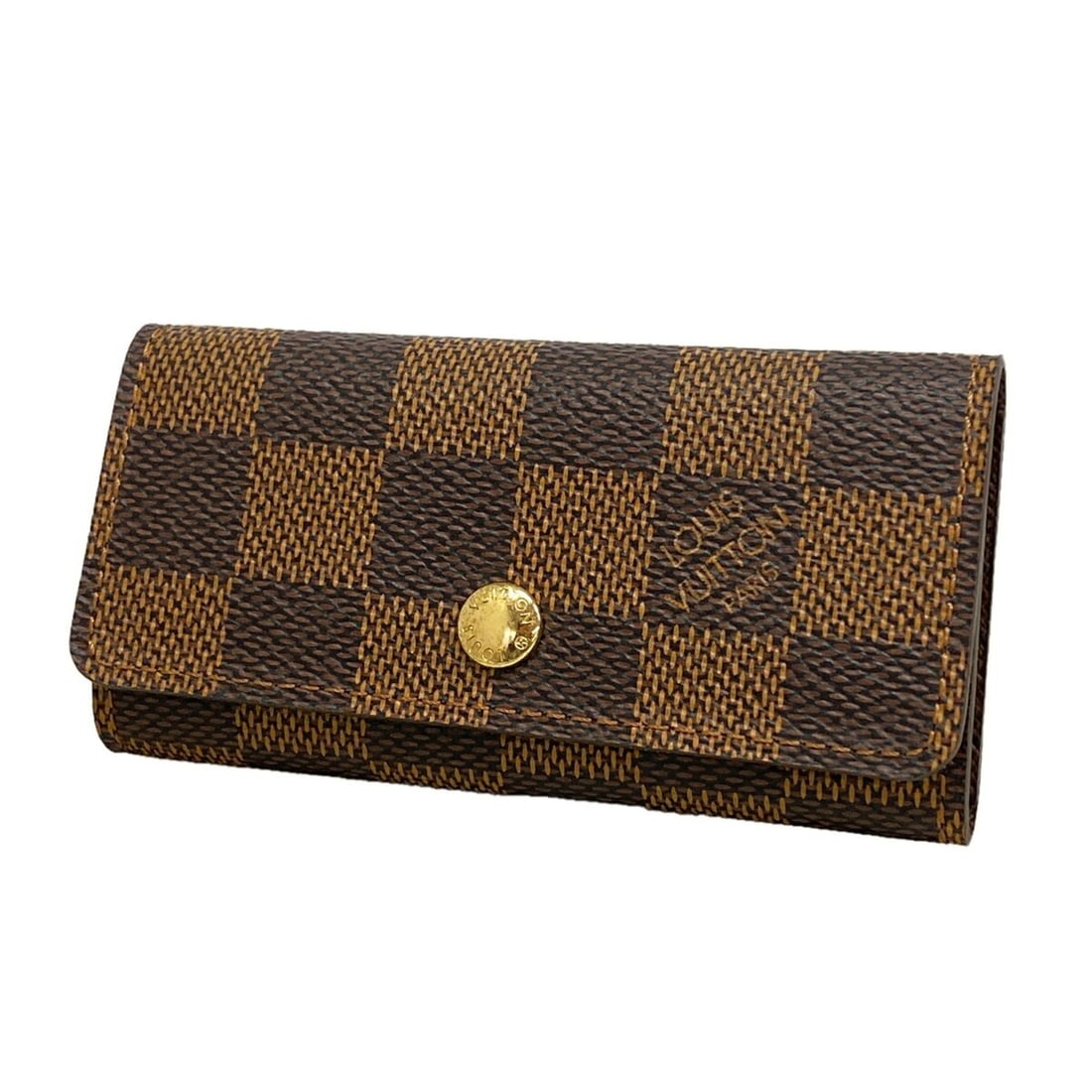 Louis Vuitton Damier Multicles 4 Key Case N62631 Ebene Women's Accessory: --- Catalog ---Category: DesignType: KeycaseColor: EbeneGender: WomenCategory: GeneralMPN: N62631Brand: Louis VuittonCategory: Physical PropertiesSize (HxWxD): 5.5cm x 10.5cm x 1cm / 2.16'' x 4.13'' x