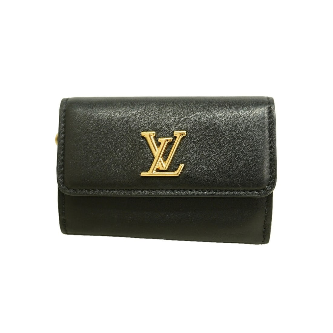 Louis Vuitton Tri-fold Wallet LV Bloom Mini Trifold M29447 Black Women's: --- Catalog ---Category: SizeSize (HxWxD): 7cm x 10cm x 3cm / 2.75'' x 3.93'' x 1.18''Category: DesignType: Wallet (tri-fold)Color: BlackGender: WomenCategory: GeneralMPN: M29447Brand: Louis Vuitton--