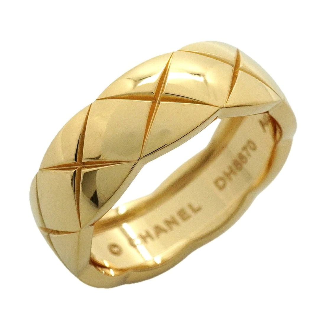 Chanel Coco Crush Ring, 18K Yellow Gold, Size 53, Women's: --- Catalog ---Category: SizeUS Size: 6.5Brand Size: 53Category: DesignType: Band ringGender: WomenMaterial: Yellow gold (18K)Category: GeneralBrand: Chanel--- Item List ---Section: ConditionRanking: 