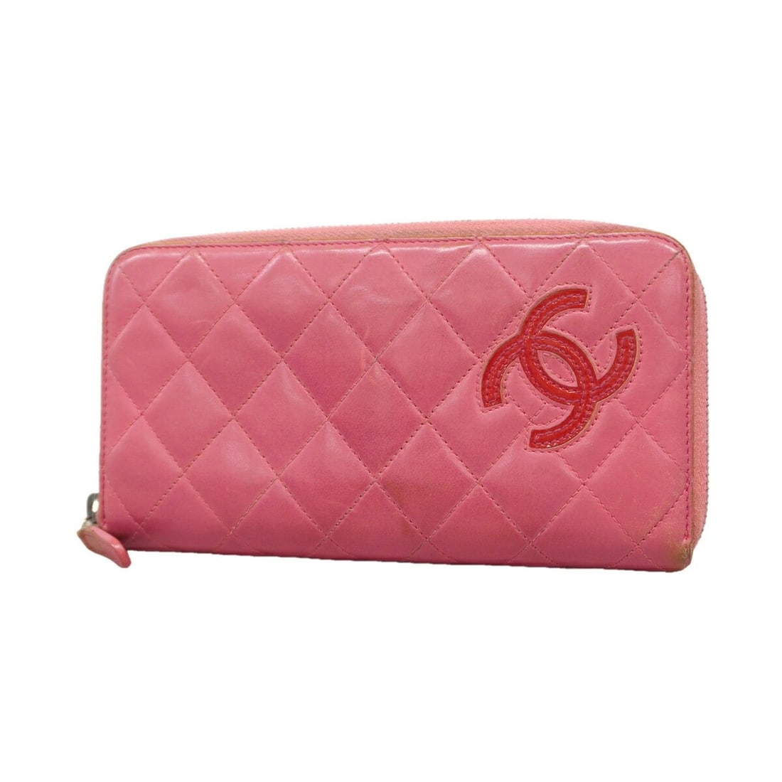 Chanel Simply CC Long Wallet, Lambskin, Pink, Women's: --- Catalog ---Category: SizeSize (HxWxD): 10cm x 19cm x 2cm / 3.93'' x 7.48'' x 0.78''Category: DesignType: Long wallet (bi-fold)Color: PinkGender: WomenMaterial: Leather Leather/Fur Type: LambskinCa