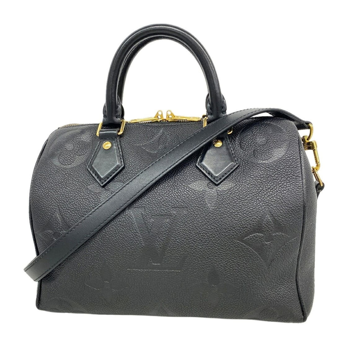 Louis Vuitton Monogram Empreinte Speedy Bandoulière 25 Handbag M58951 Noir 2-way bag for women: --- Catalog ---Category: SizeSize (HxWxD): 19cm x 25cm x 14cm / 7.48'' x 9.84'' x 5.51''Category: DesignType: HandbagColor: NoirGender: WomenCategory: GeneralMPN: M58951Brand: Louis Vuitton--- Item Li