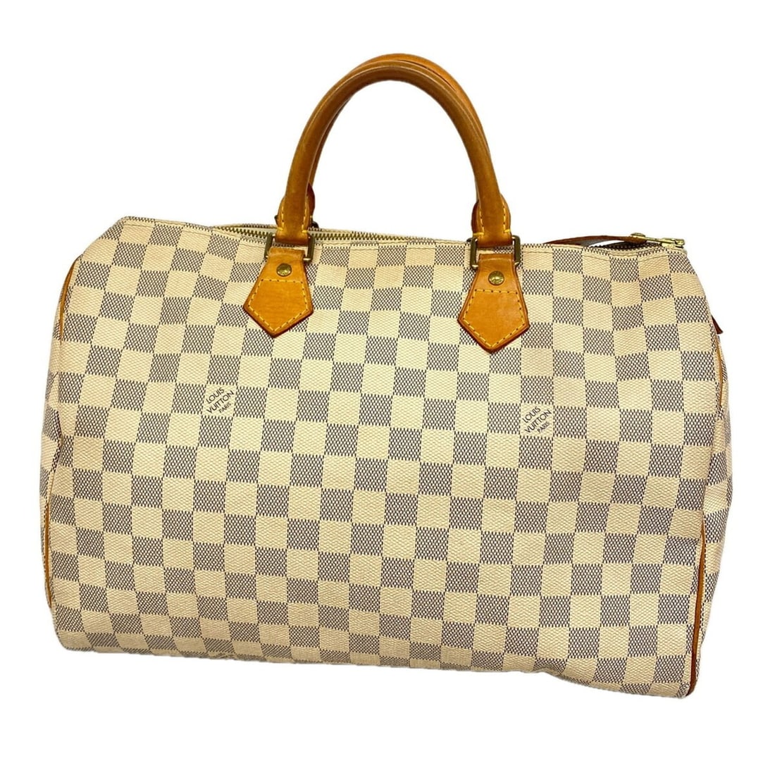 Louis Vuitton Damier Azur Speedy 35 Handbag N41535 White Women's OP020599: --- Catalog ---Category: SizeSize (HxWxD): 23cm x 35.5cm x 18.5cm / 9.05'' x 13.97'' x 7.28''Category: DesignType: HandbagColor: WhiteGender: WomenCategory: GeneralMPN: N41535Brand: Louis Vuitton--- I