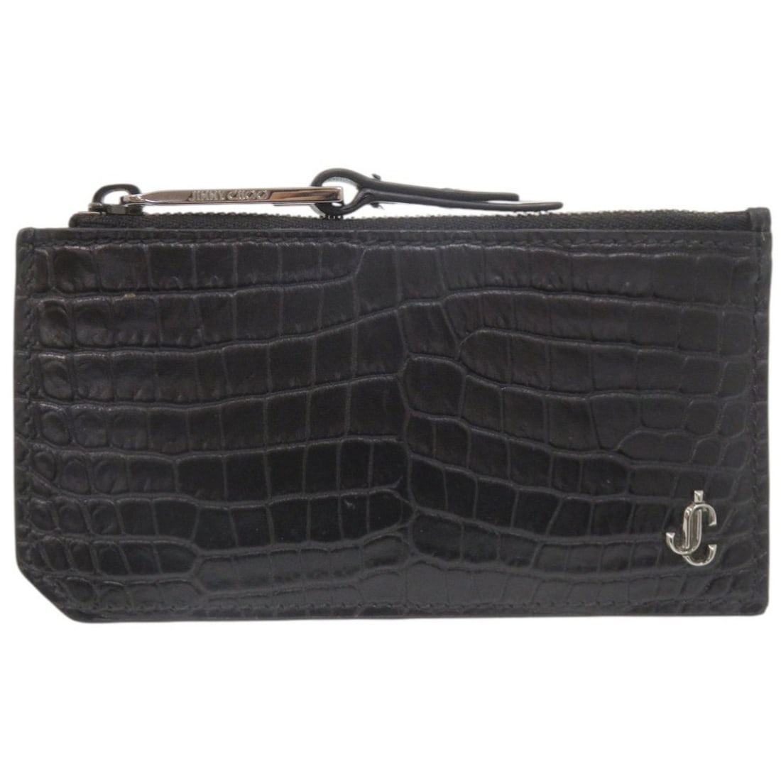 Jimmy Choo CASEY Embossed Leather Black Fragment Case Business Card Holder/Card Wallet 0785JIMMY: --- Catalog ---Category: DesignType: Card caseColor: BlackGender: WomenMaterial: Leather Leather/Fur Type: Embossed leatherCategory: GeneralBrand: Jimmy ChooCountry of Origin: ItalyCategory: Physical 