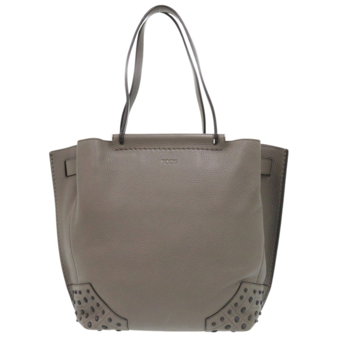 Tod's Wave Leather Grey Handbag 0905TOD’S: --- Catalog ---Category: SizeSize (HxWxD): 28cm x 41.5cm x 12cm / 11.02'' x 16.33'' x 4.72''Category: DesignType: HandbagColor: Gray, PurpleGender: WomenMaterial: Leather Category: GeneralBrand: Tod's