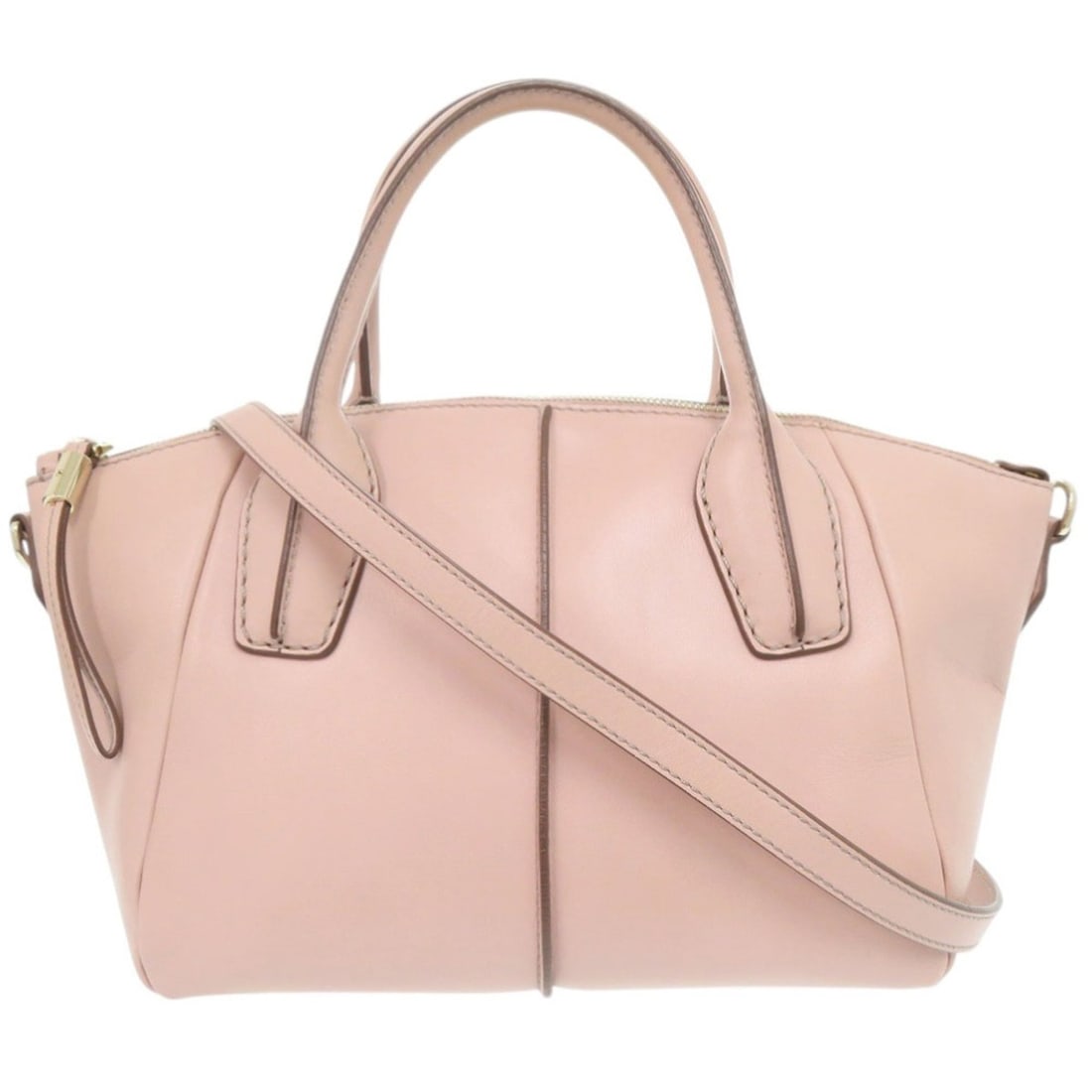 Tod's 2-Way D-Styling Leather Pink Handbag 1797TOD’S: --- Catalog ---Category: SizeSize (HxWxD): 18cm x 35cm x 13cm / 7.08'' x 13.77'' x 5.11''Category: DesignType: HandbagColor: PinkGender: WomenMaterial: Leather Category: GeneralBrand: Tod'sCountry of 