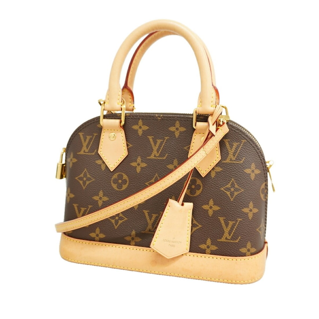 Louis Vuitton Alma BB Monogram Handbag M53152 Brown 2-way bag for women P3473026: --- Catalog ---Category: SizeSize (HxWxD): 17cm x 24cm x 12cm / 6.69'' x 9.44'' x 4.72''Category: DesignType: HandbagColor: BrownGender: WomenCategory: GeneralMPN: M53152Brand: Louis Vuitton--- Item L