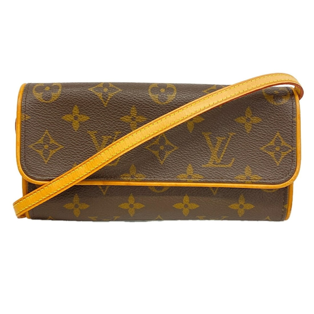Louis Vuitton Monogram Pochette Twin PM Shoulder Bag M51854 Brown Women's P3460633: --- Catalog ---Category: SizeSize (HxWxD): 9.5cm x 19cm x 3cm / 3.74'' x 7.48'' x 1.18''Category: DesignType: Shoulder bagColor: BrownGender: WomenCategory: GeneralMPN: M51854Brand: Louis Vuitton--- I