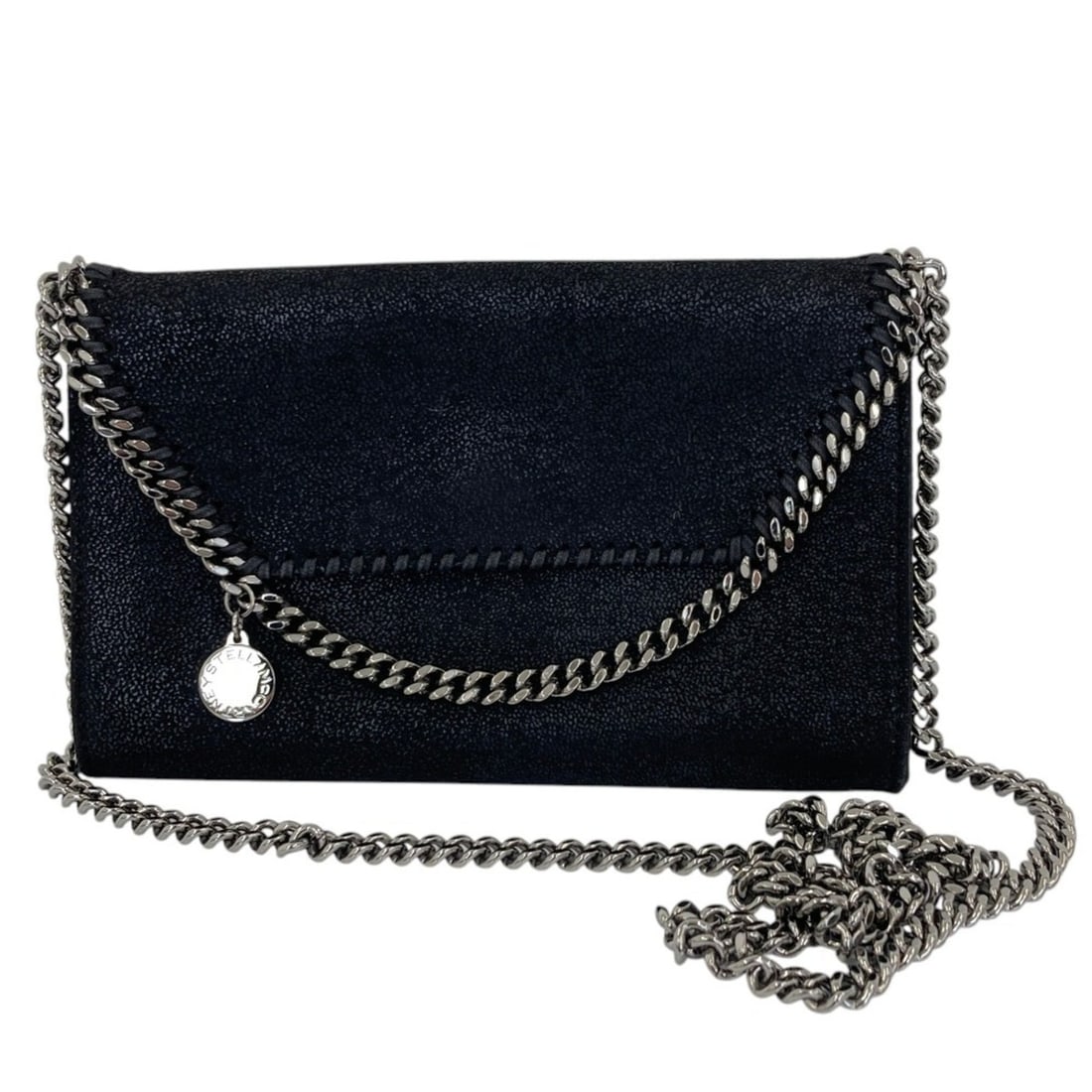 STELLA McCARTNEY Falabella Shoulder Bag S (5812238) - Black Women's (Current Model): --- Catalog ---Category: SizeSize (HxWxD): 14cm x 21cm x 3cm / 5.51'' x 8.26'' x 1.18''Category: DesignType: Shoulder bagColor: BlackGender: WomenMaterial: Polyester Category: GeneralBrand: Stella McC