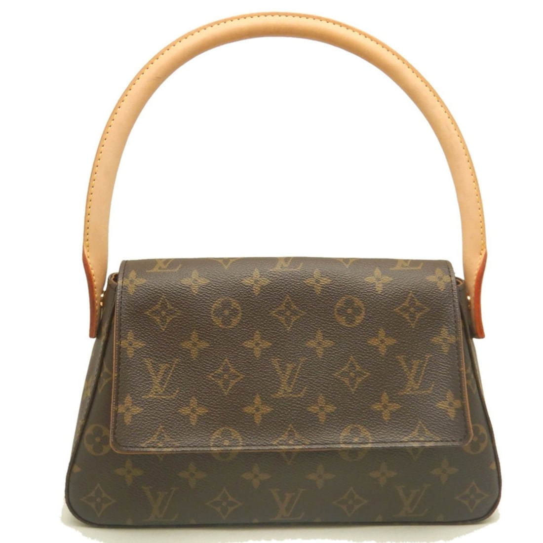 LOUIS VUITTON Monogram Mini Looping M51147 Shoulder Bag Brown Women's 254286: --- Catalog ---Category: SizeSize (HxWxD): 17cm x 28cm x 9cm / 6.69'' x 11.02'' x 3.54''Category: DesignType: Shoulder bagColor: BrownGender: WomenMaterial: Monogram , Canvas Category: GeneralMPN: M51