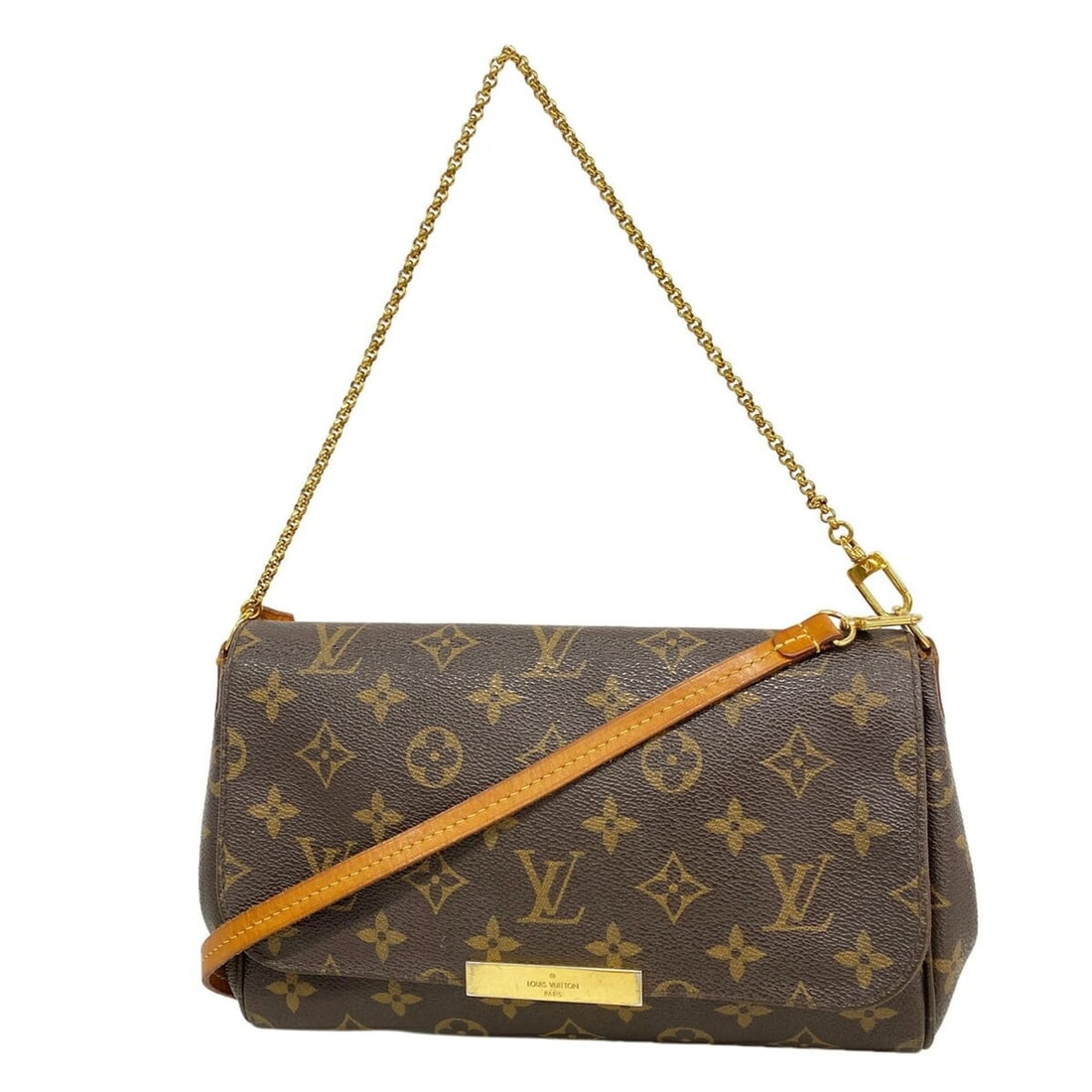 Louis Vuitton Monogram Favorite MM Shoulder Bag M40718 Brown 2-way bag for women OP019399: --- Catalog ---Category: SizeSize (HxWxD): 17cm x 24cm x 4cm / 6.69'' x 9.44'' x 1.57''Category: DesignType: Shoulder bagColor: BrownGender: WomenCategory: GeneralMPN: M40718Brand: Louis Vuitton--- It