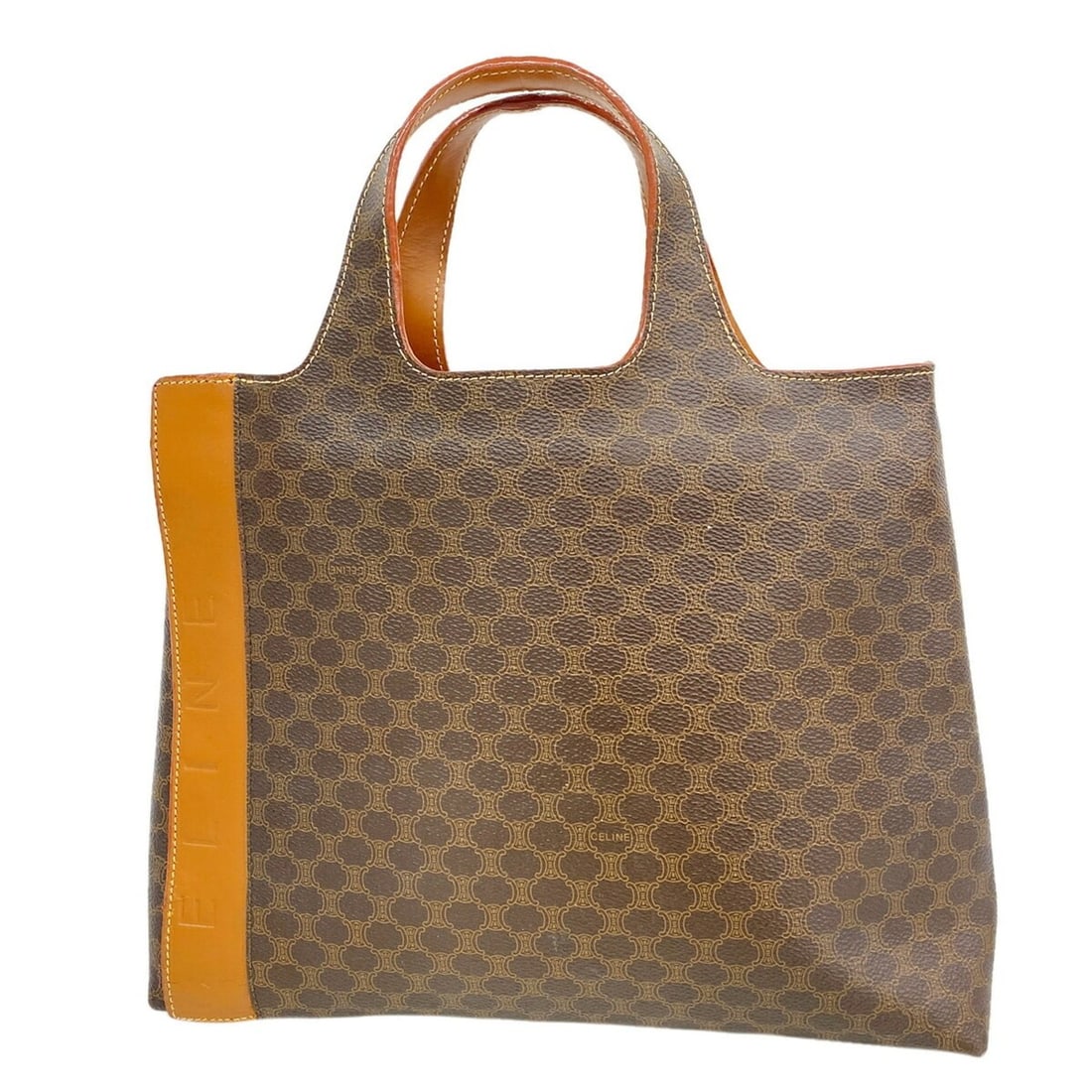 Celine Macadam Tote Bag, Brown, Women's OP023731: --- Catalog ---Category: SizeSize (HxWxD): 23cm x 29.5cm x 6.5cm / 9.05'' x 11.61'' x 2.55''Category: DesignType: Tote bagColor: BrownGender: WomenMaterial: PVC Hardware Color: GoldCategory: GeneralBr