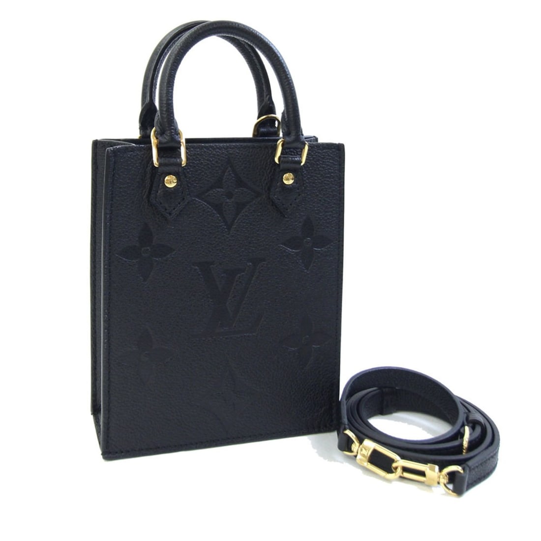 Louis Vuitton Monogram Empreinte Petite Sac Plat Handbag M81417 Noir Shoulder Bag Pochette Black: --- Catalog ---Category: SizeSize (HxWxD): 17cm x 14cm x 5cm / 6.69'' x 5.51'' x 1.96''Category: DesignType: Handbag, Pochette, Shoulder bagColor: Black, Monogram, NoirGender: WomenMaterial: Monogram 