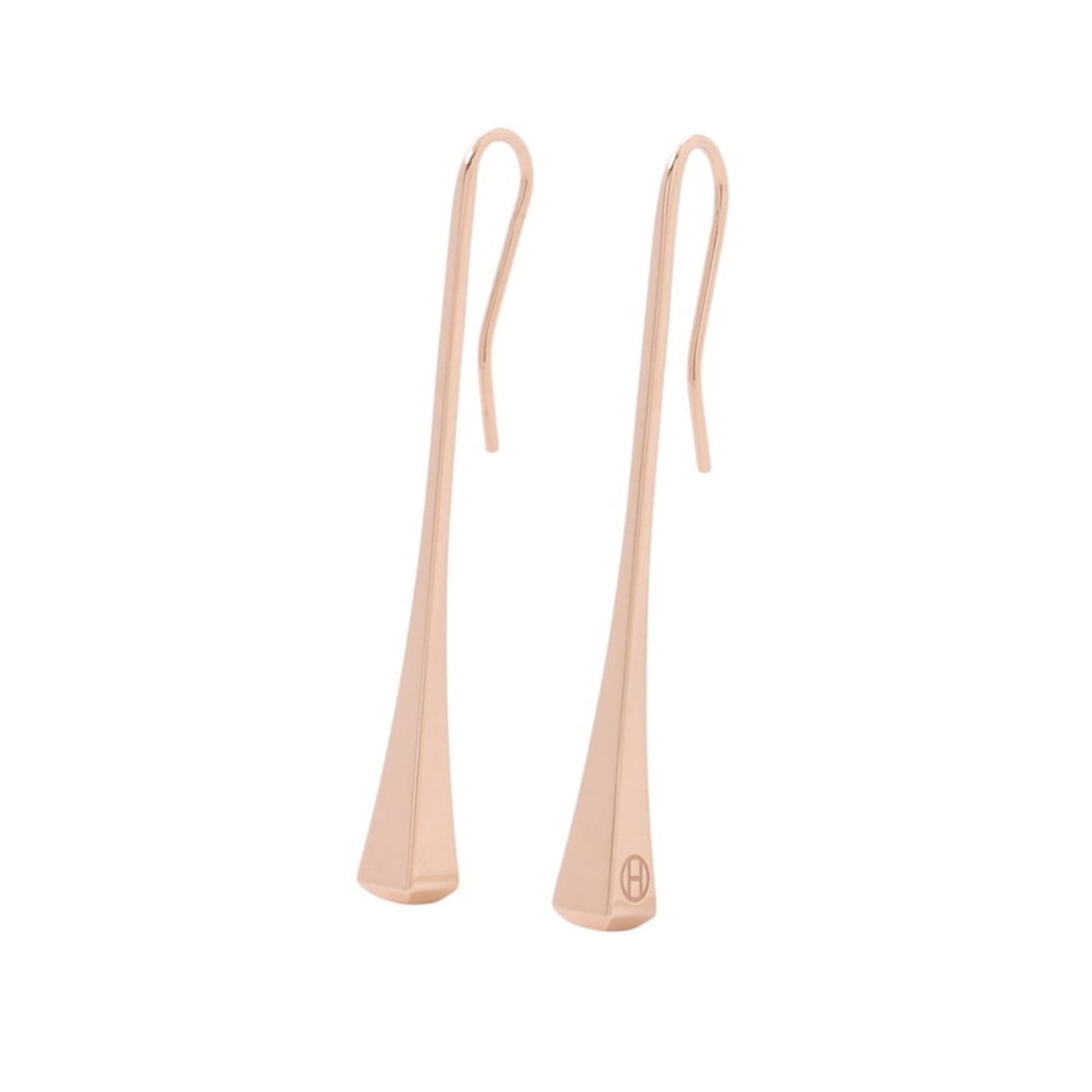 Hermes earrings, Clou de Forge, 18KPG pink gold. HERMES earrings: --- Catalog ---Category: SizeSize (HxWxD): 49.60mm x 4.90mm / 1.95'' x 0.19''Category: DesignType: Stud earringsGender: WomenMaterial: Pink gold (18K)Category: GeneralLine: ClousBrand: HermesCountry o