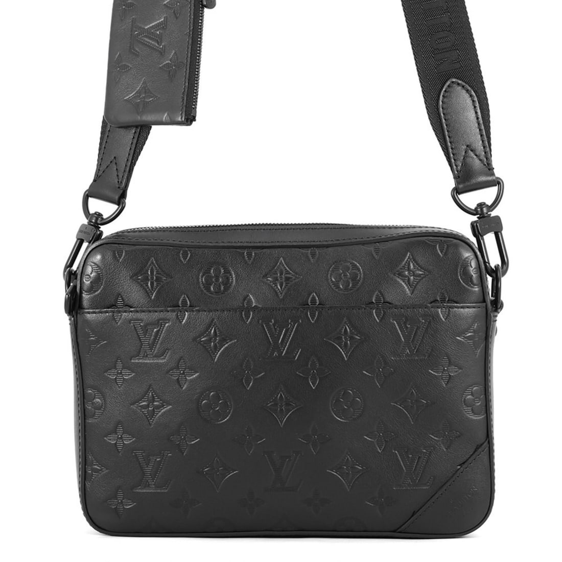 Louis Vuitton Monogram Shadow Duo Shoulder Bag M69827 LOUIS VUITTON Black Handbag for Men (1 of 16)
