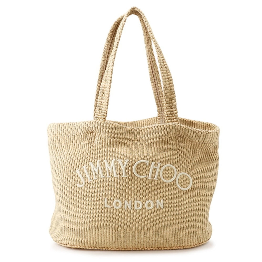 Jimmy Choo tote bag, raffia, JIMMY CHOO handbag, Choo,: --- Catalog ---Category: SizeSize (HxWxD): 29cm x 40cm x 17.5cm / 11.41'' x 15.74'' x 6.88''Category: DesignType: Handbag, Tote bagColor: BeigeGender: WomenMaterial: Raffia Category: GeneralBrand: Jim