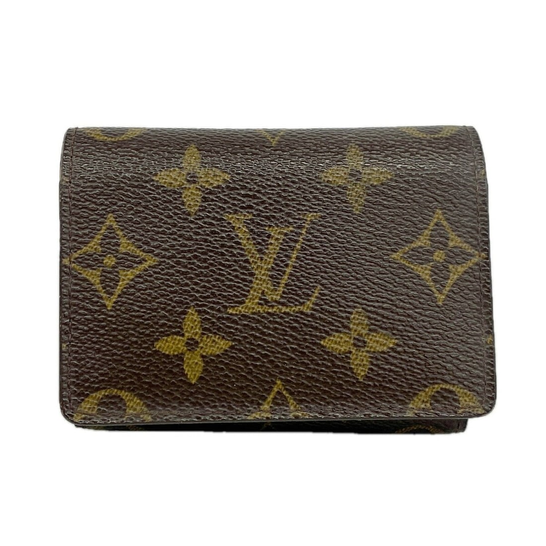 Louis Vuitton Monogram Enveloppe Carte de Visite Business Card Holder M62920 Brown (Men's/Women's) (1 of 11)