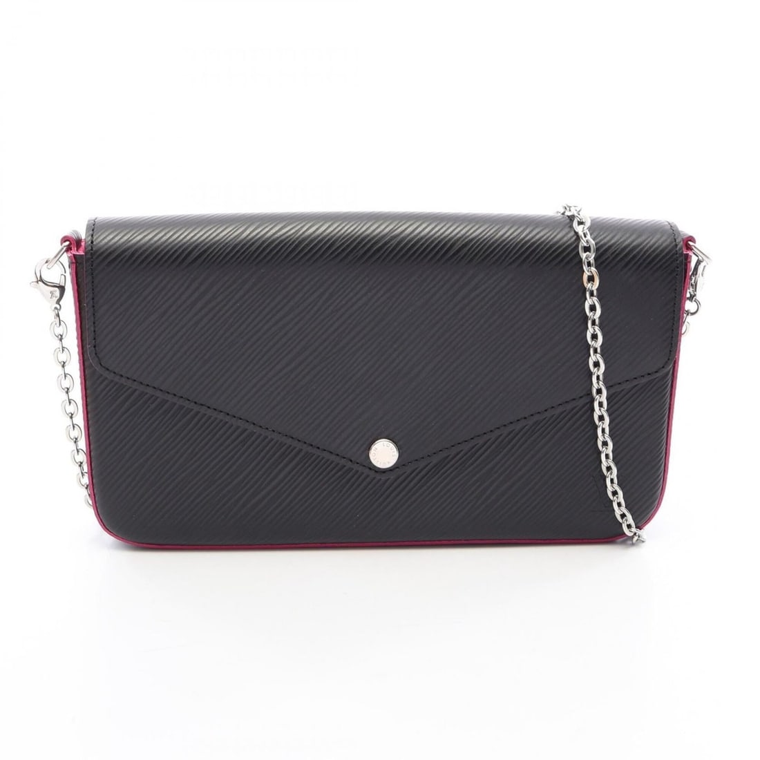 Louis Vuitton Pochette Felicie Epi Noir Hot Pink Shoulder Bag Handbag Leather Women's Black/Pink: --- Catalog ---Category: SizeSize (HxWxD): 12cm x 21cm x 3cm / 4.72'' x 8.26'' x 1.18''Category: DesignType: Handbag, Shoulder bagColor: Black, PinkGender: WomenMaterial: Cuir Ombre leather Category: 