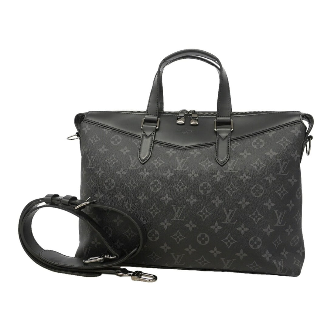 Louis Vuitton Monogram Eclipse Explorer Bag M40566 Black 2-way bag for men P3495323: --- Catalog ---Category: SizeSize (HxWxD): 29cm x 37cm x 10cm / 11.41'' x 14.56'' x 3.93''Category: DesignType: BriefcaseColor: BlackGender: MenCategory: GeneralMPN: M40566Brand: Louis Vuitton--- Item