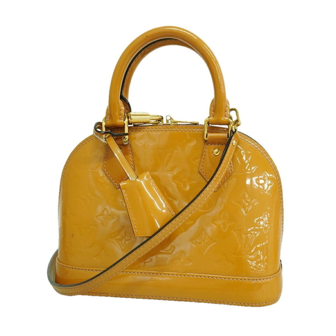 Louis Vuitton Alma BB Vernis Handbag M91585 Rose Velour 2-way bag for women P3452523: --- Catalog ---Category: SizeSize (HxWxD): 17.5cm x 24cm x 12cm / 6.88'' x 9.44'' x 4.72''Category: DesignType: HandbagColor: Rose veloursGender: WomenCategory: GeneralMPN: M91585Brand: Louis Vuitton-