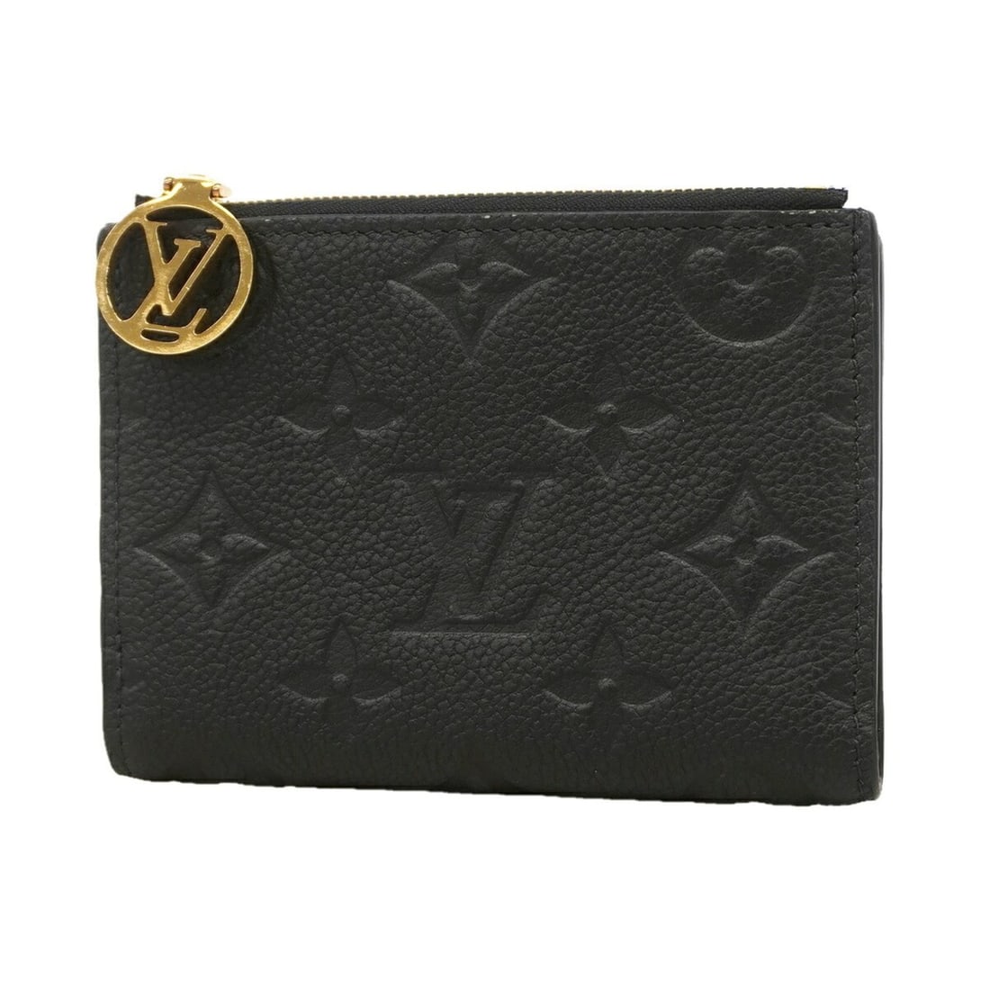 Louis Vuitton Monogram Empreinte Portefeuille Lisa Wallet M83365 Noir (Women's) (1 of 15)
