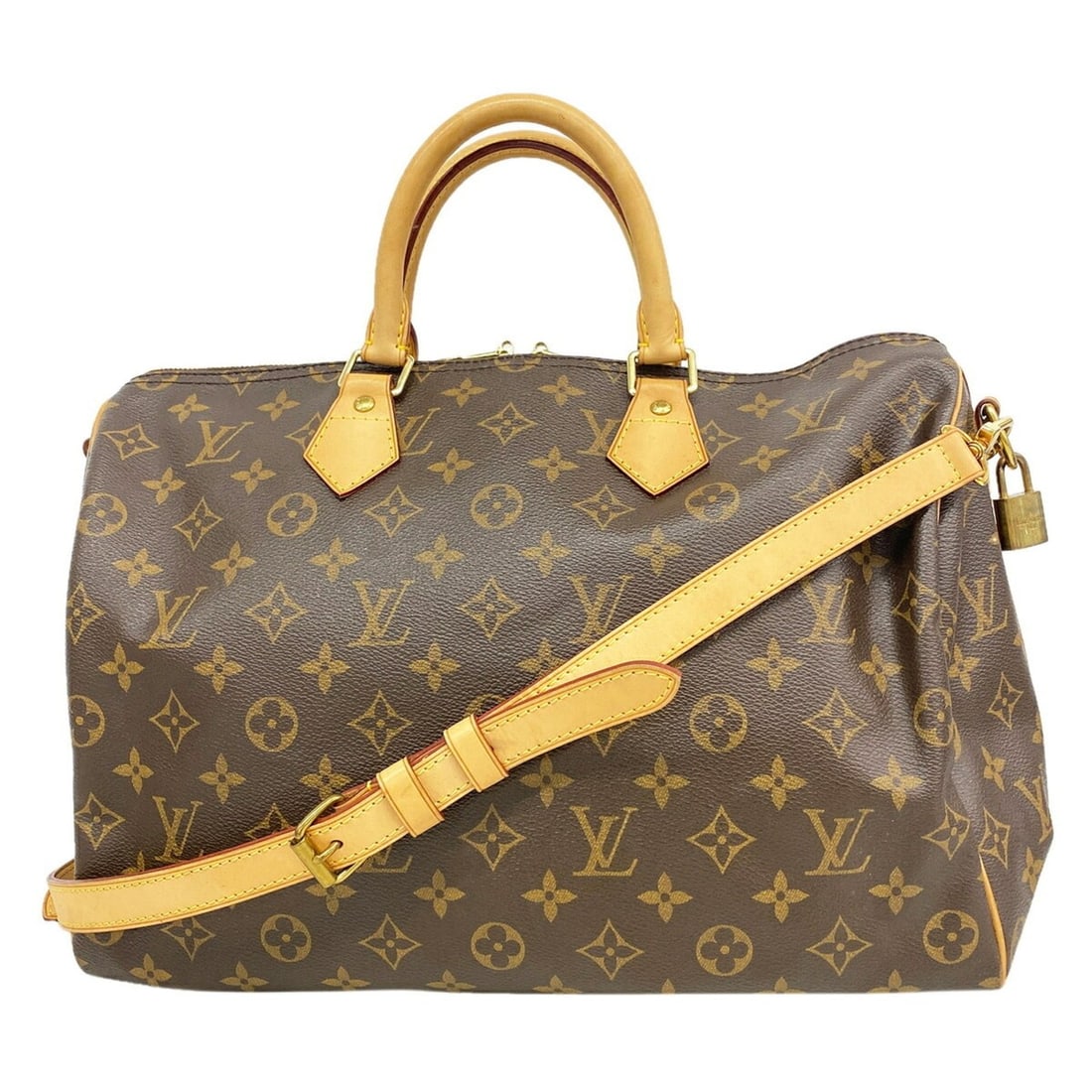 Louis Vuitton Monogram Speedy Bandoulière 35 Handbag M46981 Brown 2-way bag for women OP023679: --- Catalog ---Category: SizeSize (HxWxD): 24cm x 35cm x 18cm / 9.44'' x 13.77'' x 7.08''Category: DesignType: HandbagColor: BrownGender: WomenCategory: GeneralMPN: M46981Brand: Louis Vuitton--- Item 
