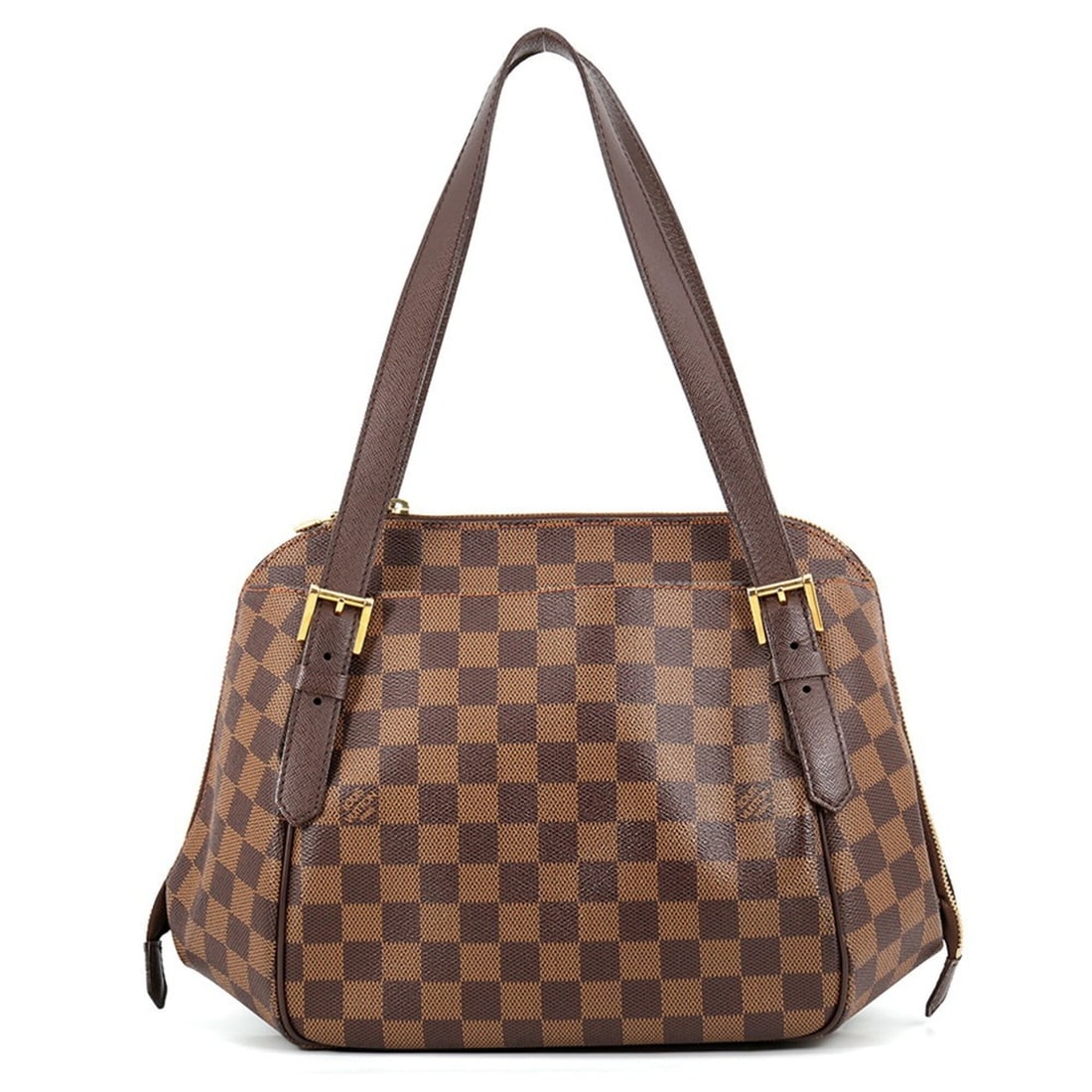 Louis Vuitton Damier Ebene Belem MM Shoulder Bag N51174 LOUIS VUITTON Handbag: --- Catalog ---Category: SizeSize (HxWxD): 23cm x 35cm x 14.5cm / 9.05'' x 13.77'' x 5.7''Category: DesignType: Handbag, Shoulder bagColor: Damier Canvas, Ebene, Red colorGender: WomenMaterial: Damier