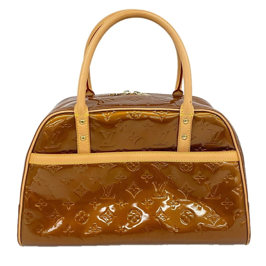Louis Vuitton Vernis Tompkins Square Handbag M91103 Bronze Women's: --- Catalog ---Category: SizeSize (HxWxD): 22cm x 35cm x 16.5cm / 8.66'' x 13.77'' x 6.49''Category: DesignType: HandbagColor: BronzeGender: WomenCategory: GeneralMPN: M91103Brand: Louis Vuitton--- It