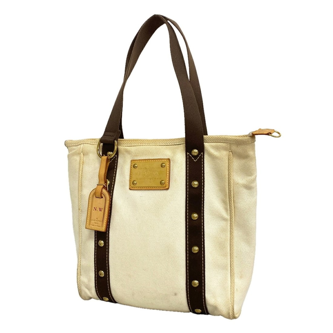 Louis Vuitton Antigua Cabas MM Tote Bag M40036 Ecru (Women's): --- Catalog ---Category: SizeSize (HxWxD): 29.5cm x 29cm x 9cm / 11.61'' x 11.41'' x 3.54''Category: DesignType: Tote bagColor: EcruGender: WomenCategory: GeneralMPN: M40036Brand: Louis Vuitton--- Ite