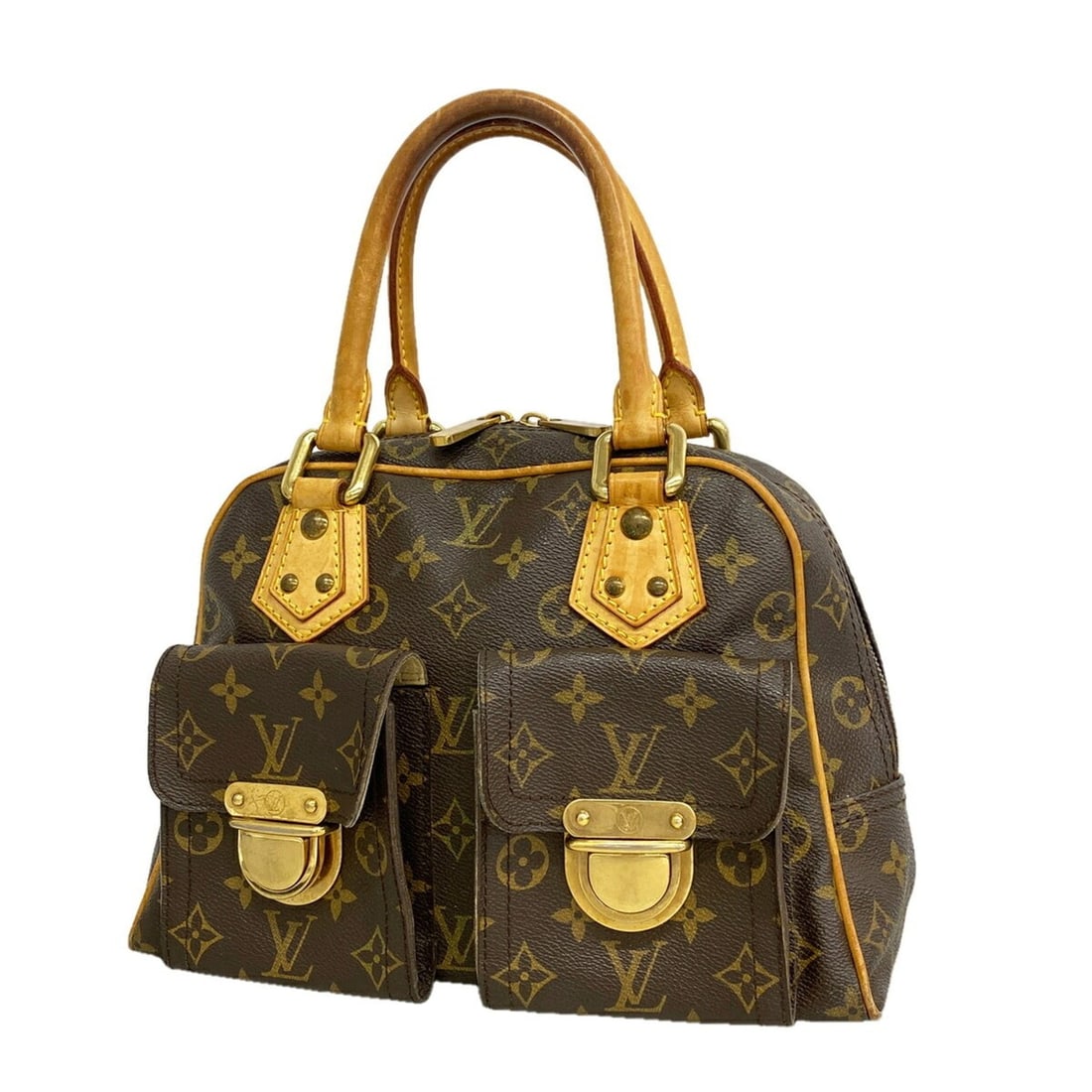 Louis Vuitton Monogram Manhattan PM Handbag M40026 Brown Women's: --- Catalog ---Category: SizeSize (HxWxD): 20cm x 29cm x 12cm / 7.87'' x 11.41'' x 4.72''Category: DesignType: HandbagColor: BrownGender: WomenCategory: GeneralMPN: M40026Brand: Louis Vuitton--- Item 