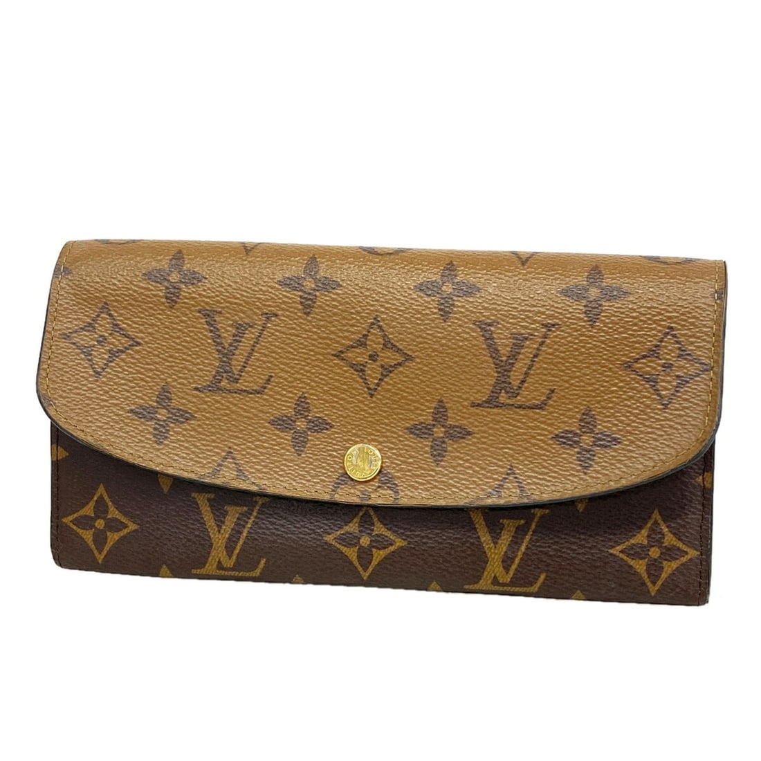Louis Vuitton Monogram Reverse Portefeuille Emilie Long Wallet M82157 Brown Women's: --- Catalog ---Category: SizeSize (HxWxD): 9.5cm x 19cm x 2cm / 3.74'' x 7.48'' x 0.78''Category: DesignType: Long wallet (bi-fold)Color: BrownGender: WomenCategory: GeneralMPN: M82157Brand: Louis Vui