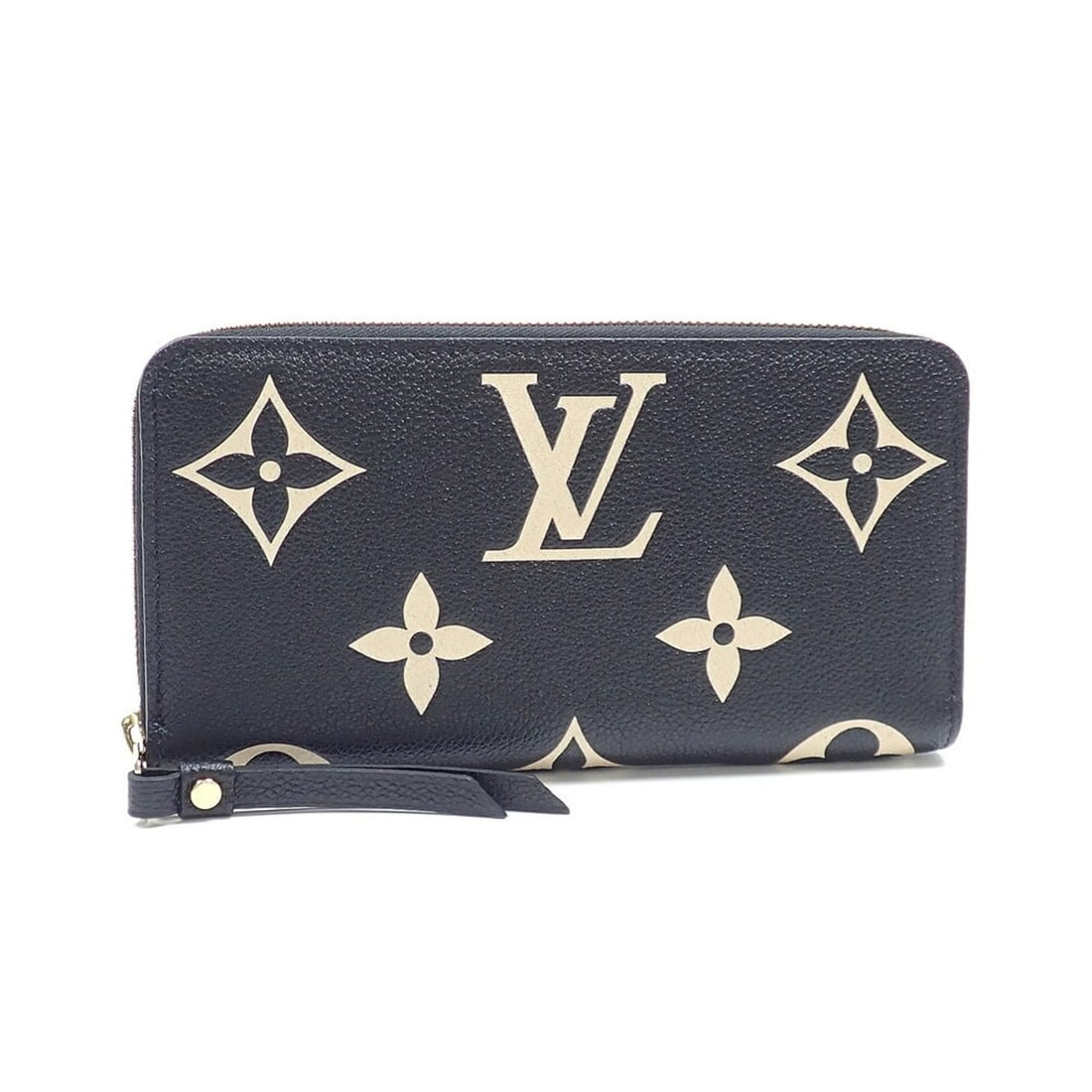 Louis Vuitton Round Long Wallet Monogram Empreinte Zippy Women's M80481 Black Beige Bicolor: --- Catalog ---Category: SizeSize (HxWxD): 10.5cm x 19.5cm x 2.5cm / 4.13'' x 7.67'' x 0.98''Category: DesignType: Long wallet (bi-fold)Color: Beige, BlackGender: WomenMaterial: Monogram Empreinte Cat