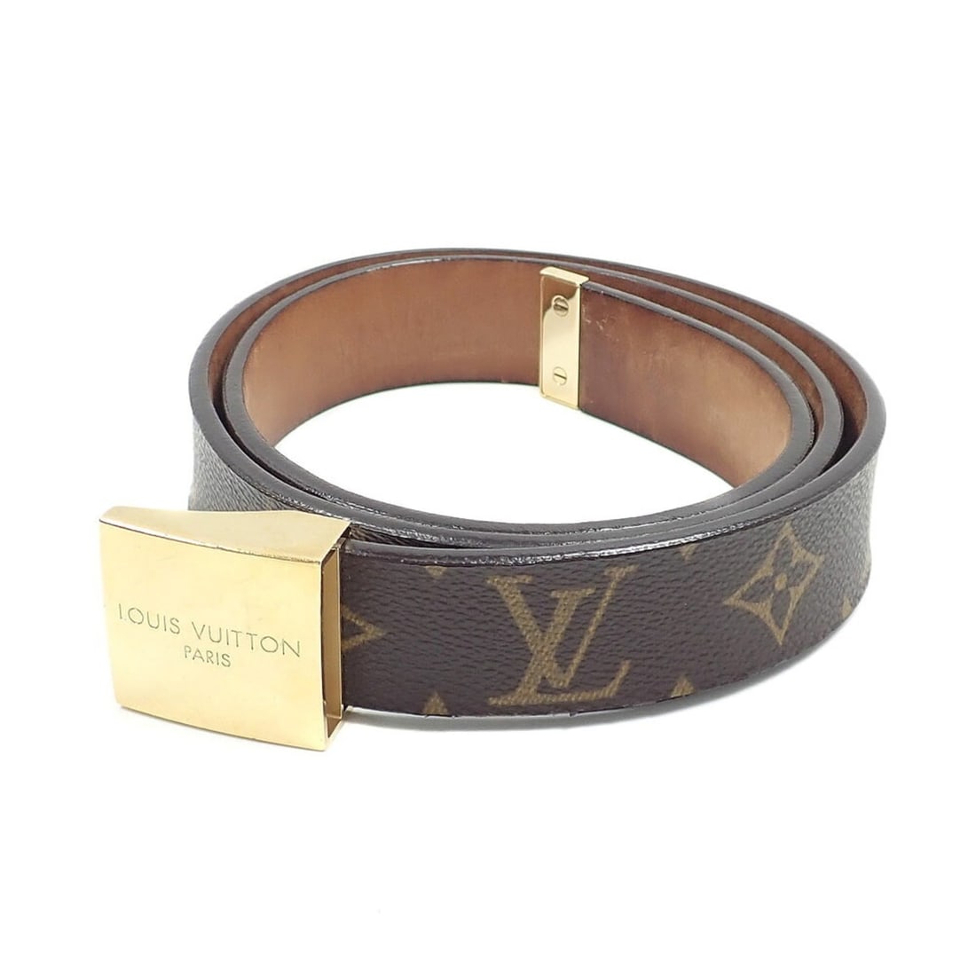 Louis Vuitton Belt, Ceinture Carrée, Women's, 85cm (34 inches), Monogram, M6801V: --- Catalog ---Category: SizeWidth: 3cm / 1.18''Length: 78cm - 90cm / 30.7'' - 35.43''Category: DesignType: Standard beltGender: WomenMaterial (Strap): Monogram Category: GeneralLine: MonogramBrand: L
