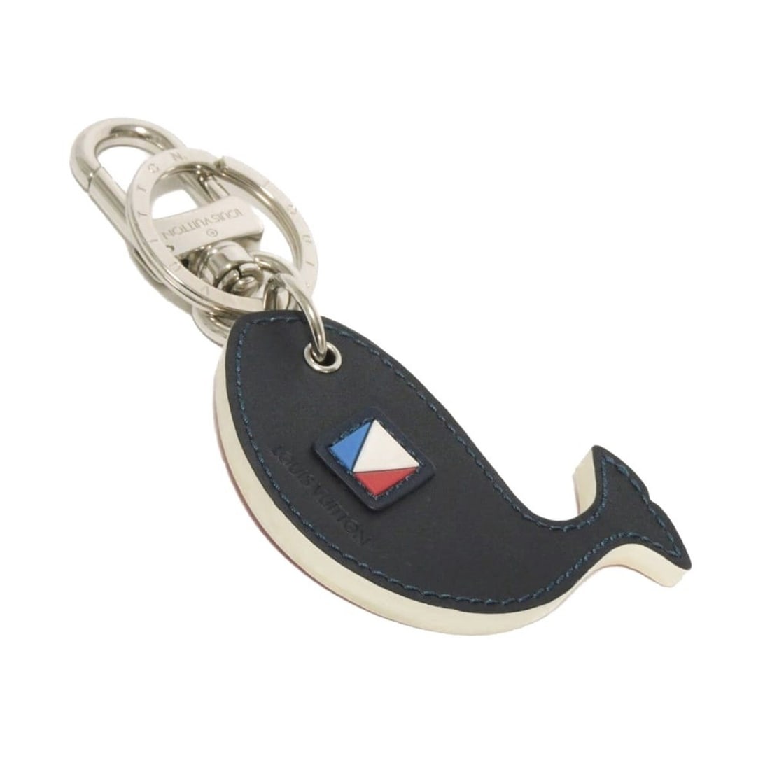 Louis Vuitton LOUIS VUITTON Keychain Bag Charm - LV Cup Whale Logo Red White America's Navy M62347: --- Catalog ---Category: SizeSize (HxWxD): 14cm x 6.5cm x 6.00mm / 5.51'' x 2.55'' x 0.23''Category: DesignType: KeyringColor: Navy, Red color, WhiteGender: Men,WomenCategory: GeneralMPN: M62347Brand: